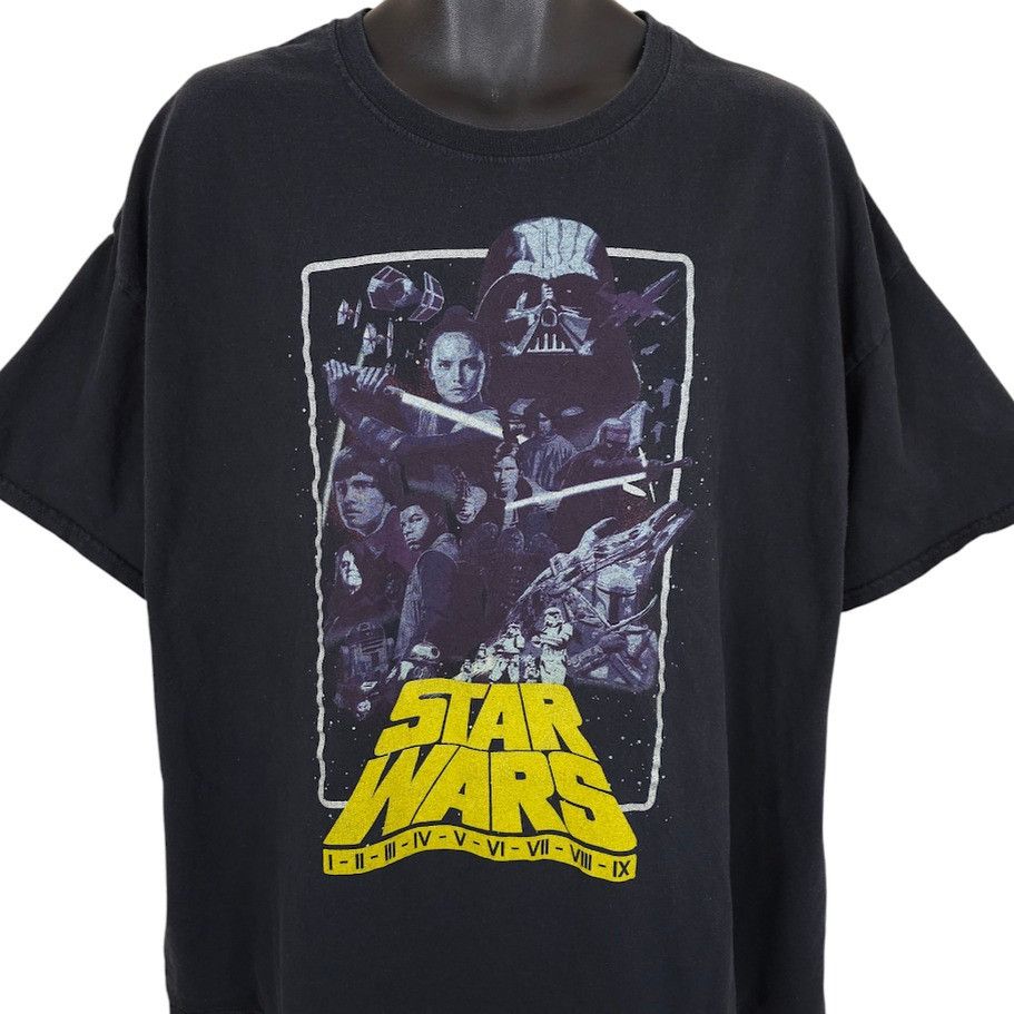 Disney Star Wars Saga T Shirt Mens Size 3XL Black Disney Concert Size US XXL / EU 58 / 5 - 1 Thumbnail