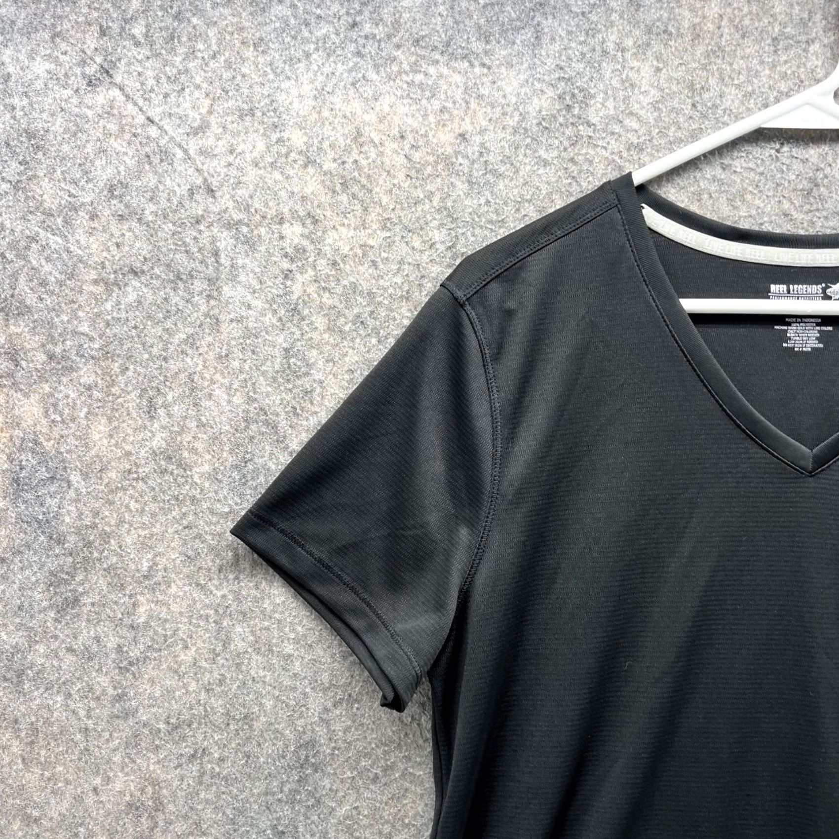 Vintage Reel Legends Shirt Women Large Black Athletic Size L / US 10 / IT 46 - 3 Thumbnail