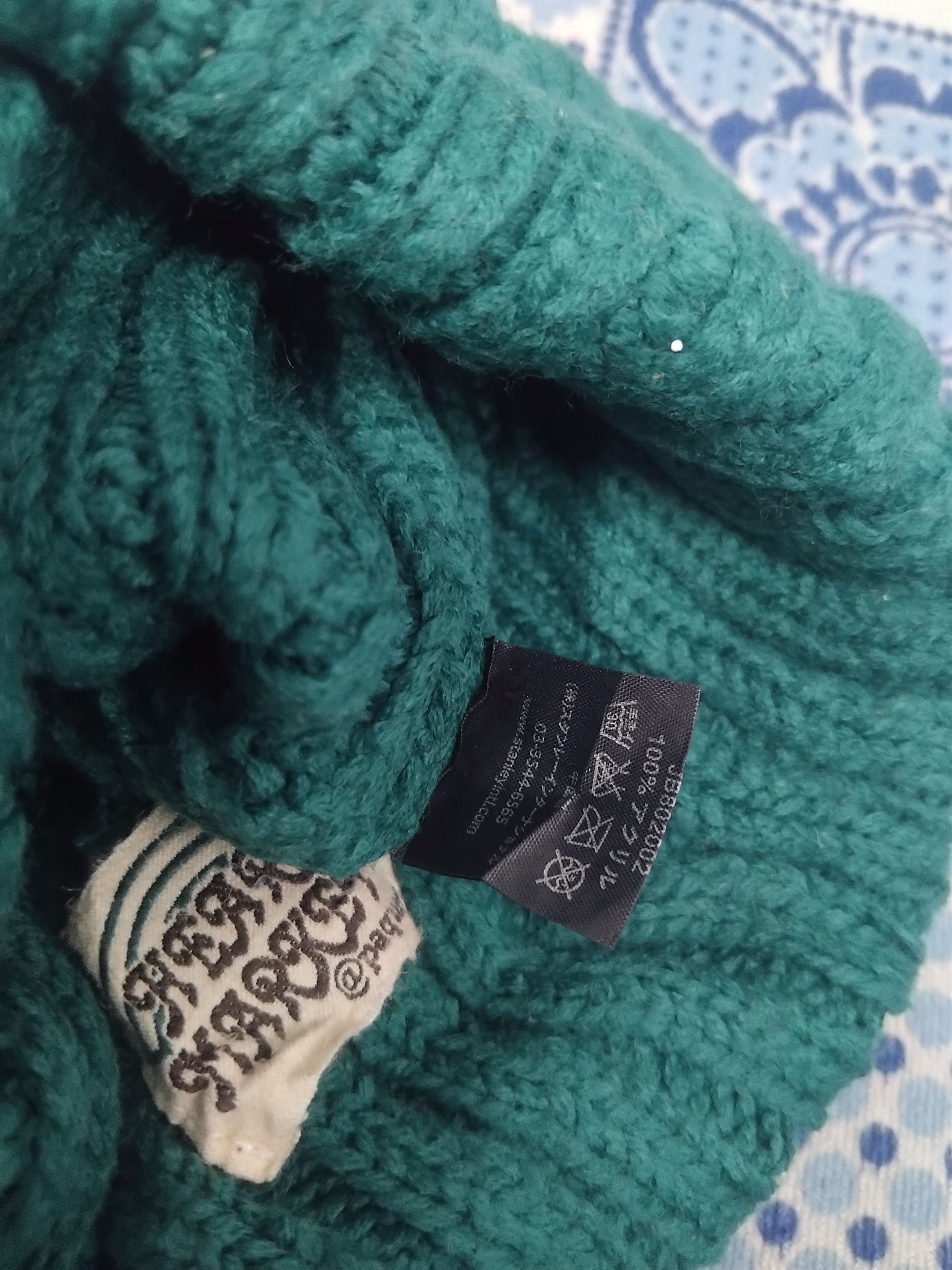 Japanese Brand 💥Heart market green colour beanie Size ONE SIZE - 3 Thumbnail