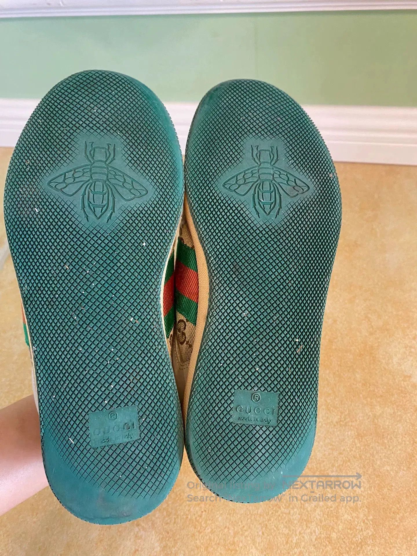 Gucci Gucci Green Tail Dirty Sneakers. Size US 4 / IT 34 - 7 Thumbnail