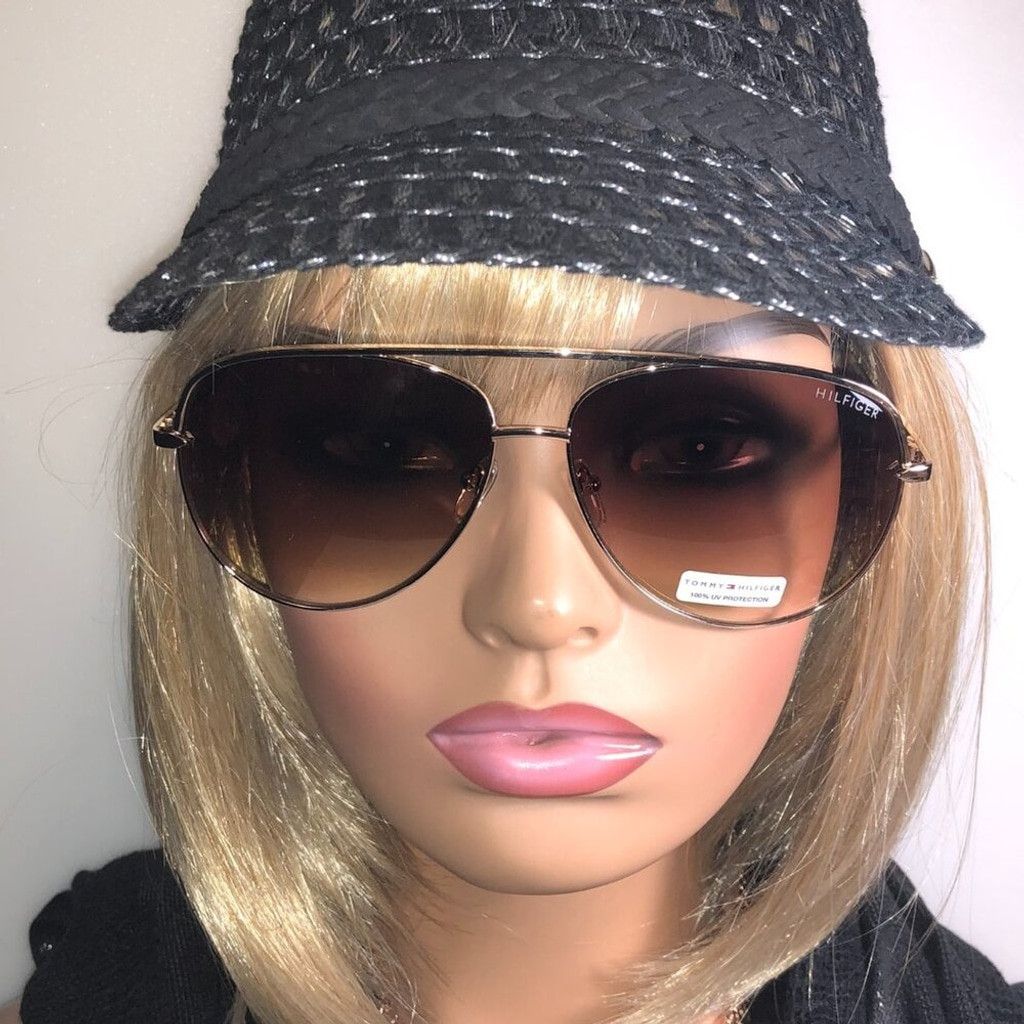 Tommy Hilfiger Tommy Hilfiger Gold & Tortoiseshell Aviator Sunglasses Size ONE SIZE - 1 Thumbnail