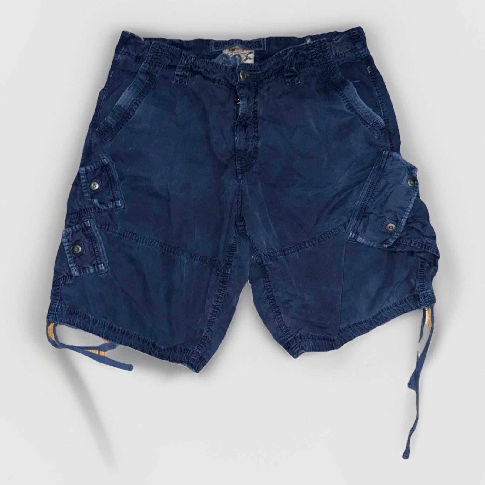 Vintage Paperbacks Cargo Shorts 36 Navy Blue Utility Pockets Outdoor Size US 36 / EU 52 - 1 Thumbnail