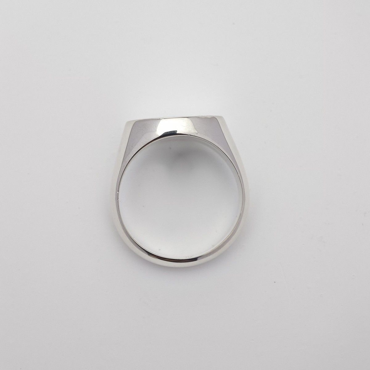 Gucci Gucci Trademark Sterling Silver Chevalier Oval Ring Size ONE SIZE - 5 Thumbnail