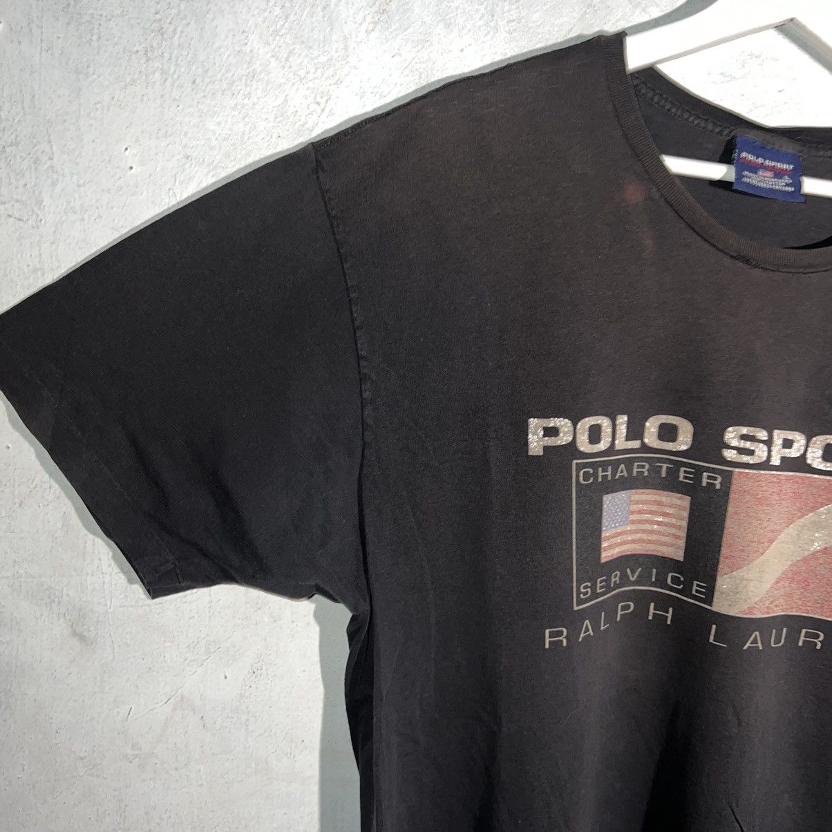 Polo Ralph Lauren × Vintage 90s vintage Polo Ralph Lauren T-Shirt Charter Service XL Size US XL / EU 56 / 4 - 3 Thumbnail
