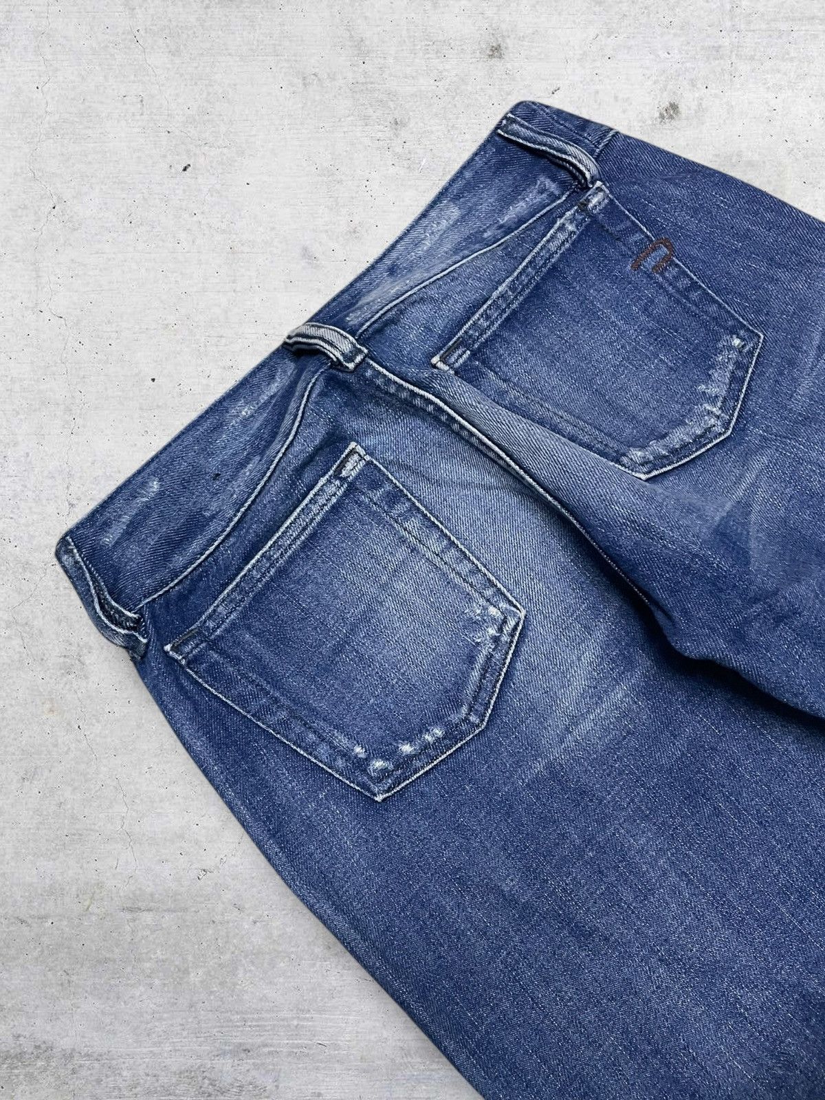 Diesel VINTAGE DIESEL INDUSTRY 90S DESIGNER OG FLARED CUT DENIM Size US 26 / EU 42 - 17 Thumbnail