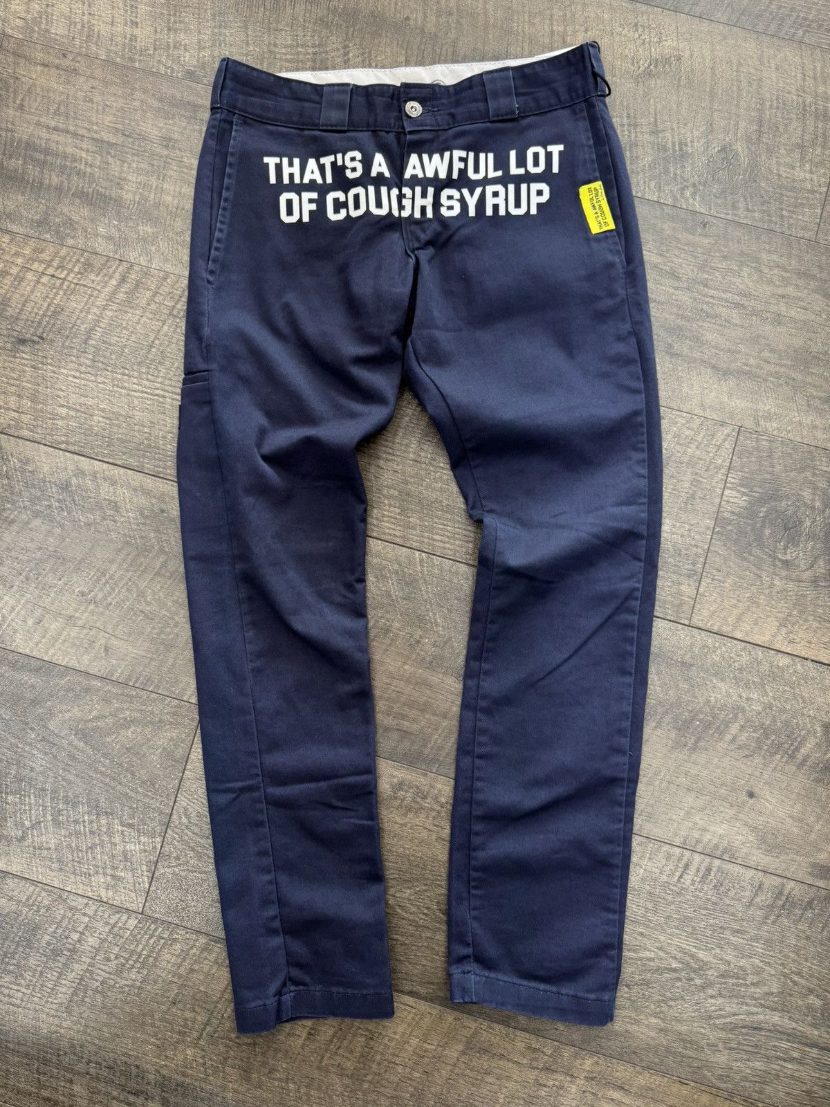 Awful Lot of Cough Syrup × Dickies DESTO DUBB WORK PANTS NAVY