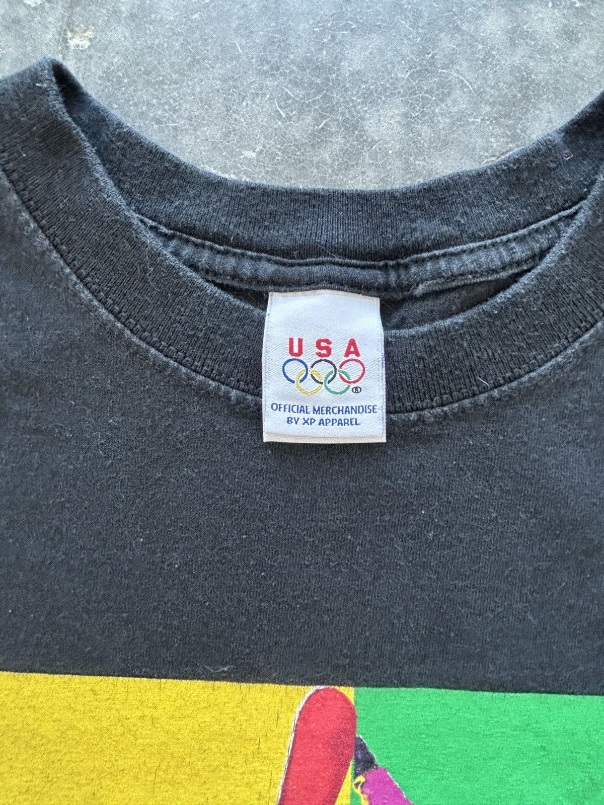 USA Olympics Vintage Y2K Andy Warhol Style USA Olympics Snowboard Tee Size US L / EU 52-54 / 3 - 3 Thumbnail