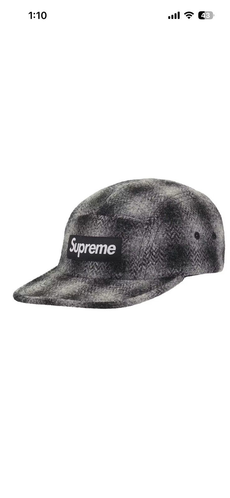 Supreme Supreme Harris Tweed Camp Cap Size ONE SIZE - 2 Thumbnail