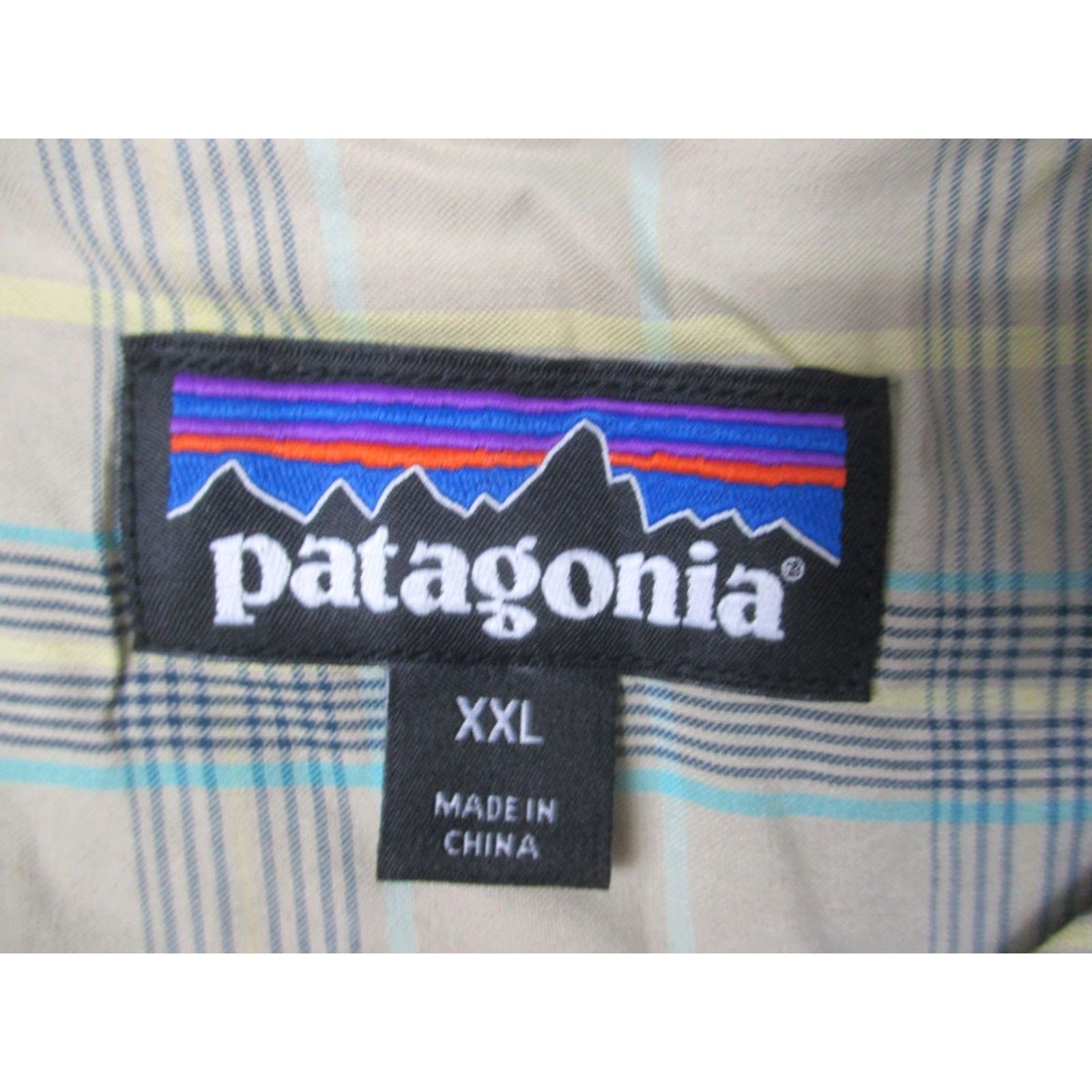 Patagonia Patagonia Shirt Mens 2XL Beige Plaid Tencel Long Sleeve Button Front STY54275 Size US XXL / EU 58 / 5 - 3 Thumbnail
