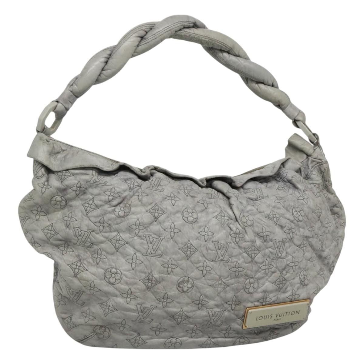 LOUIS VUITTON Monogram Orump Nimbus PM Tote Bag Gray