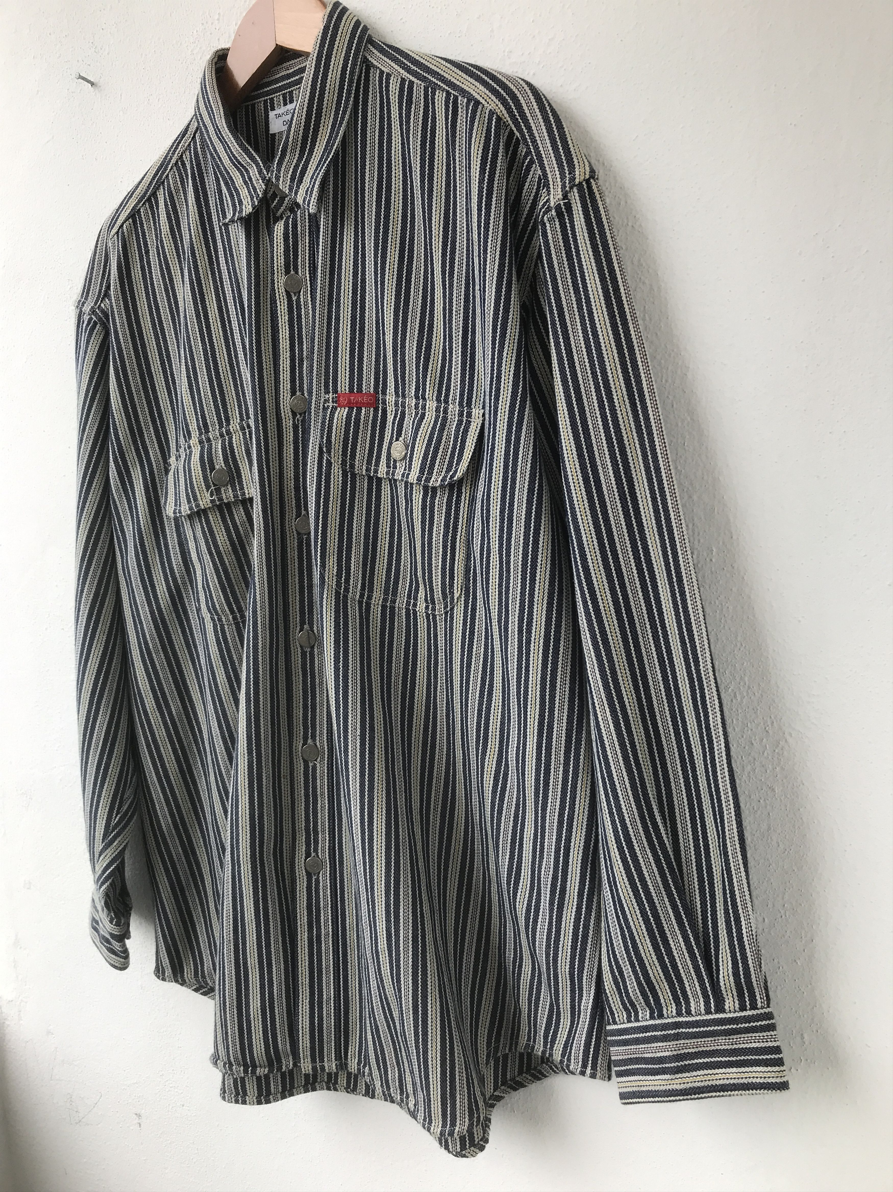 Takeo Kikuchi Takeo Kikuchi workwear shirt Size US XL / EU 56 / 4 - 3 Thumbnail