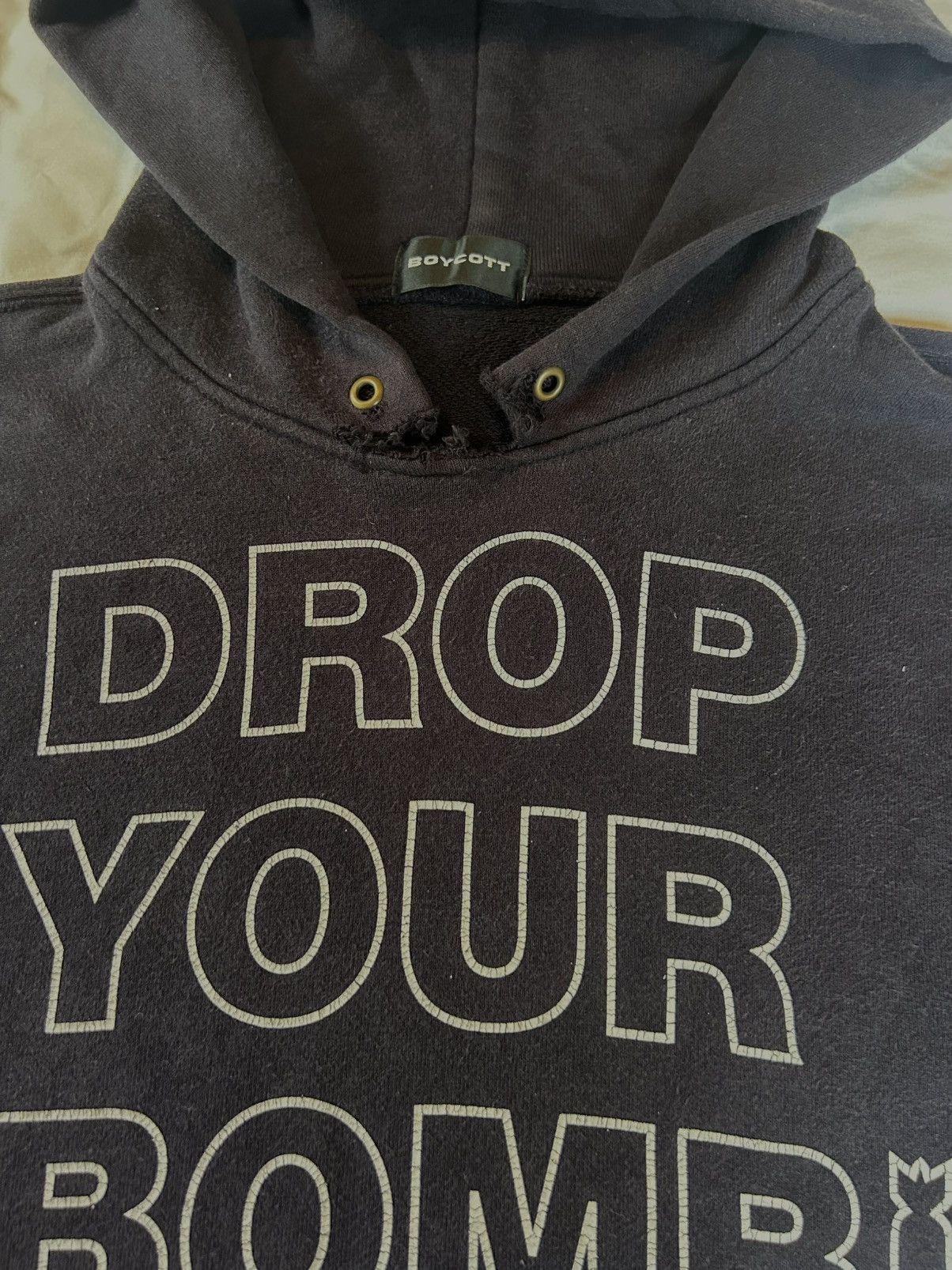 Boycott Drop Your Bomb Hoodie Size US M / EU 48-50 / 2 - 2 Thumbnail