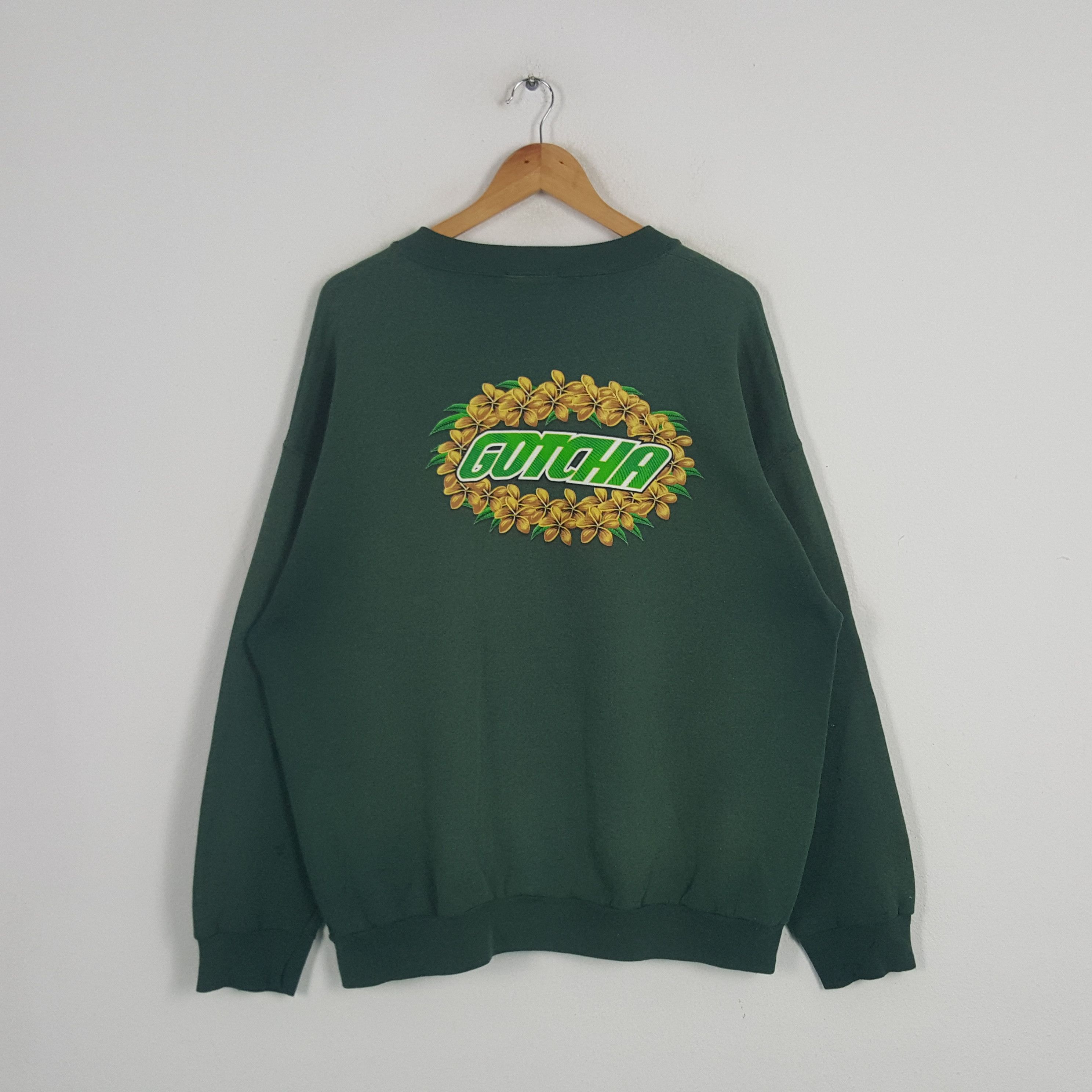 Gotcha × Vintage Vintage Gotcha Hawaii Style Sweatshirt Size US XL / EU 56 / 4 - 1 Thumbnail