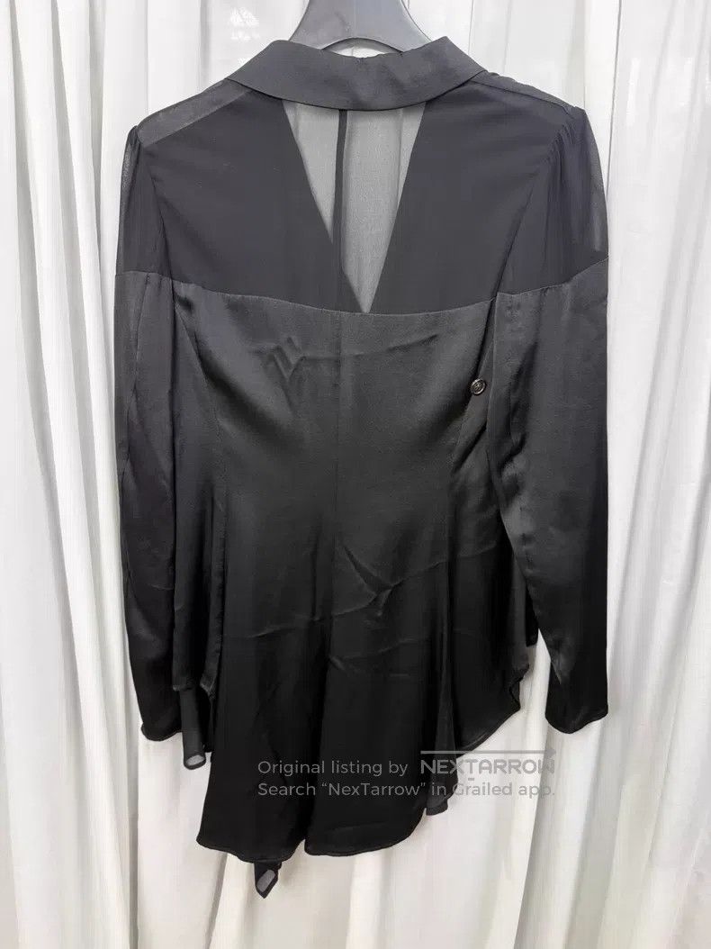 Other Yohji Yamamoto silk sheer panelled lightweight drape blaze Size M / US 6-8 / IT 42-44 - 5 Thumbnail