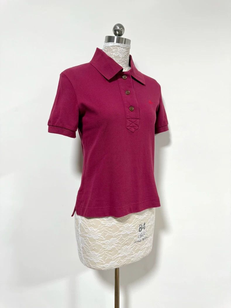 Vivienne Westwood Vivienne Westwood size2 A wine-colored polo shirt with shor Size M / US 6-8 / IT 42-44 - 2 Thumbnail
