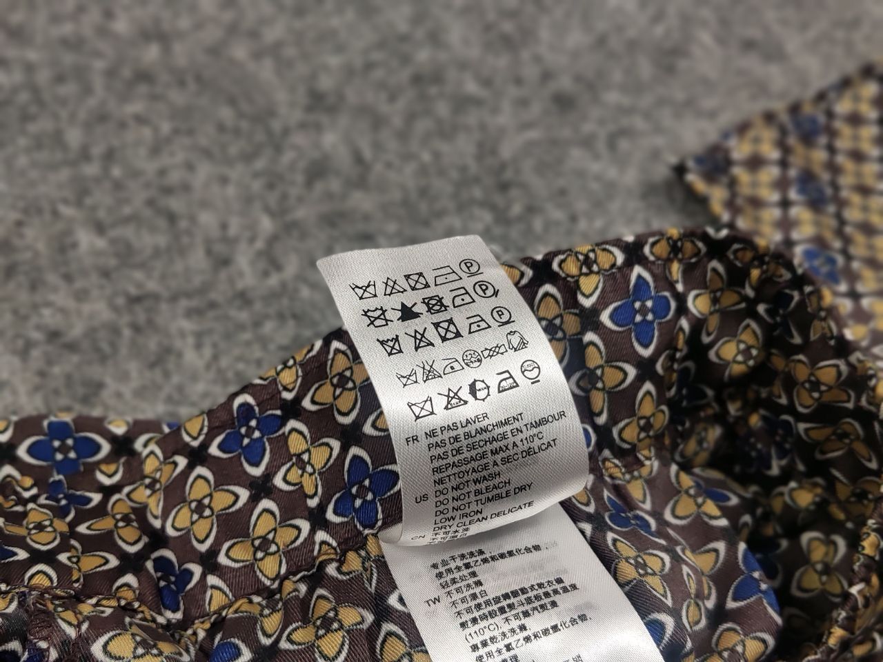 Sandro Sandro Dany Trouser Pants in Floral Print Dark Brown Tan Size 34" / US 12 / IT 48 - 15 Thumbnail