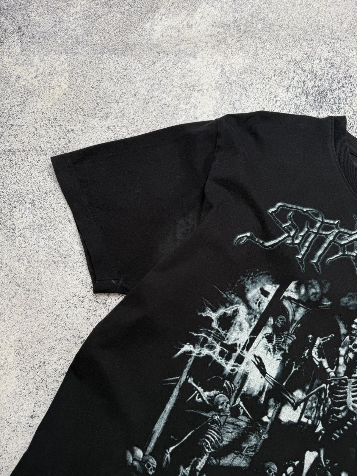 Vintage SUFFOCATION Evil Lies Death Denied Tshirt Souls To Deny 2005 Size US L / EU 52-54 / 3 - 9 Thumbnail