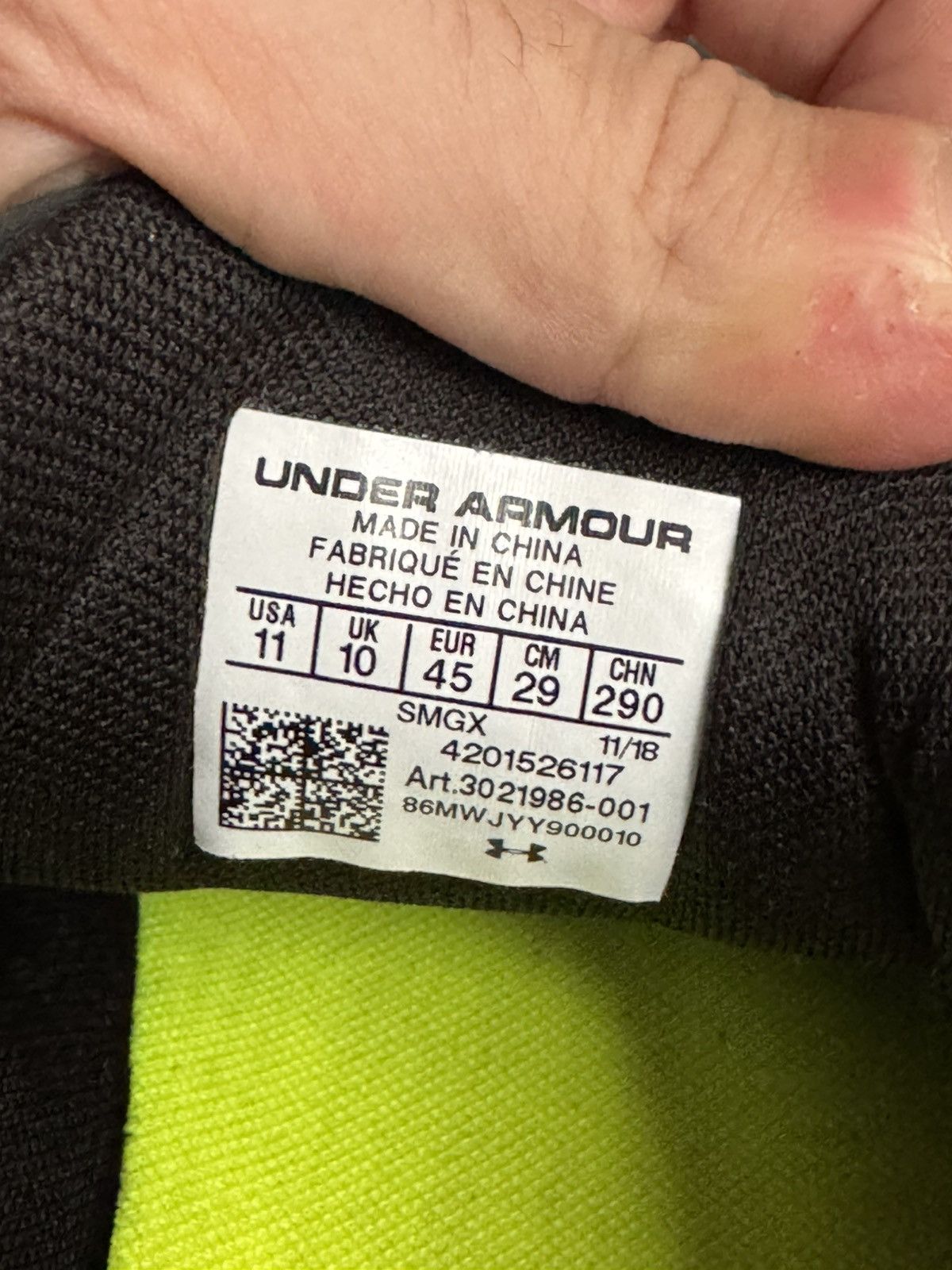 Under Armour Under armour running shoes size 11 Size US 11 / EU 44 - 6 Thumbnail