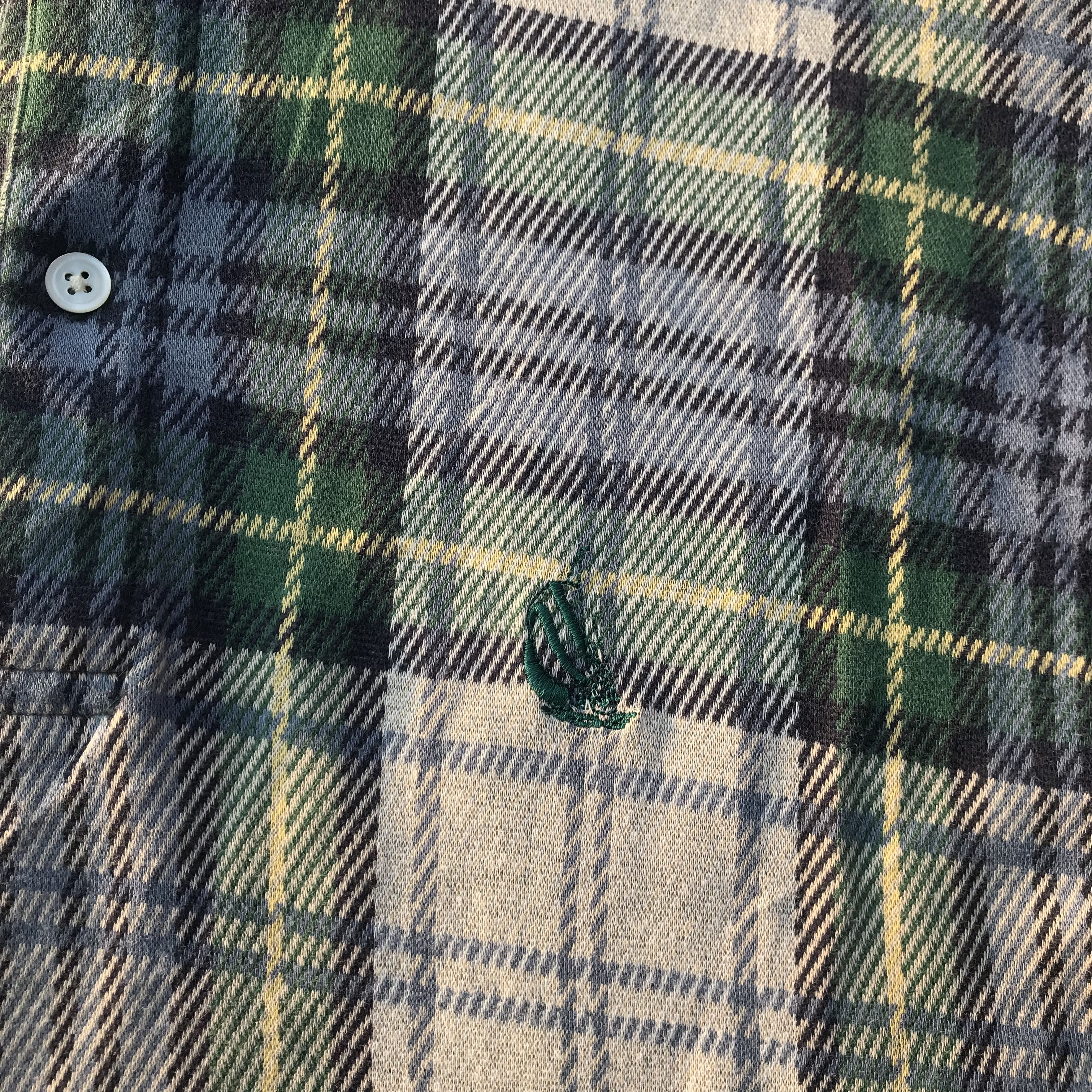Nautica Vintage Nautica Green Plaid Tartan Polo Shirt Navy blue Size US M / EU 48-50 / 2 - 8 Thumbnail