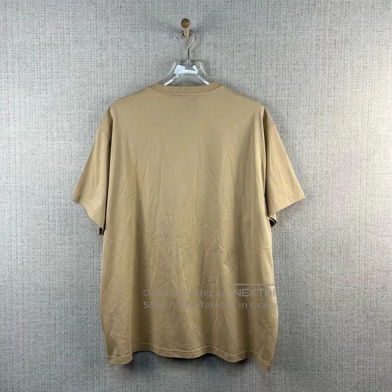Burberry Burberry Khaki Cotton Graphic T. Size US XXL / EU 58 / 5 - 2 Thumbnail