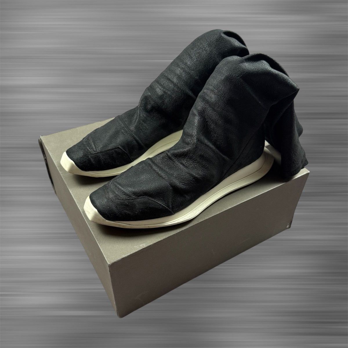 RICK OWENS DRKSHDW RUNNER STRETCH SOCKS HIGH