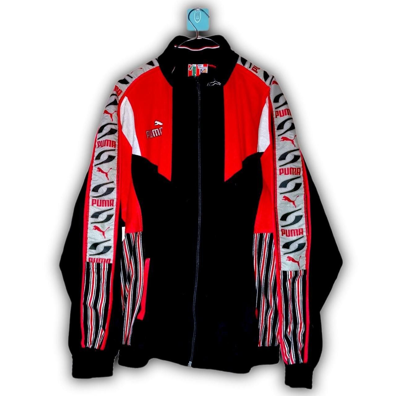 Puma Atletico Madrid Spain 1995 1996 1997 Home Jersey Jacket Size US XL / EU 56 / 4 - 1 Thumbnail