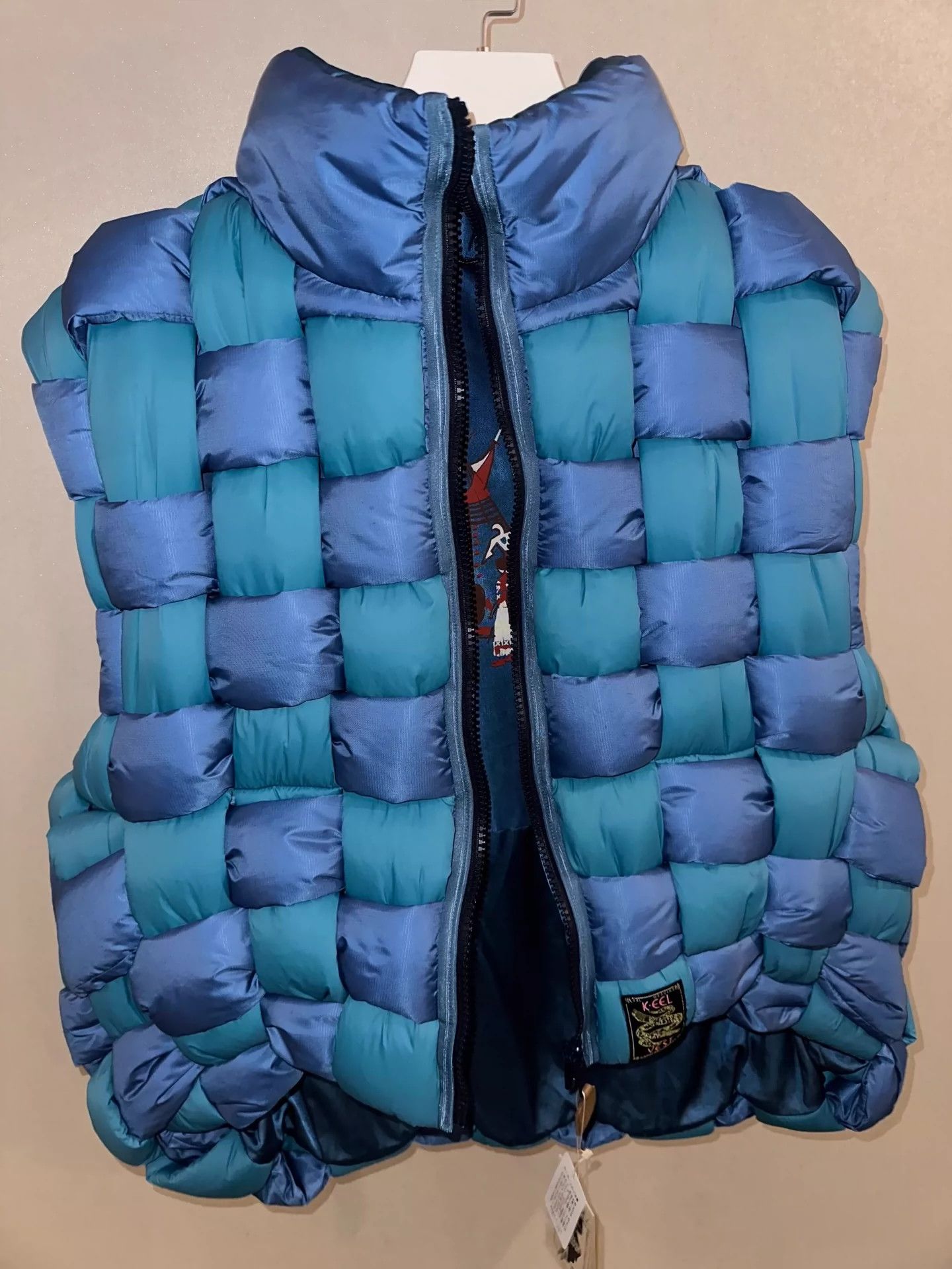 kapital Down blue vest