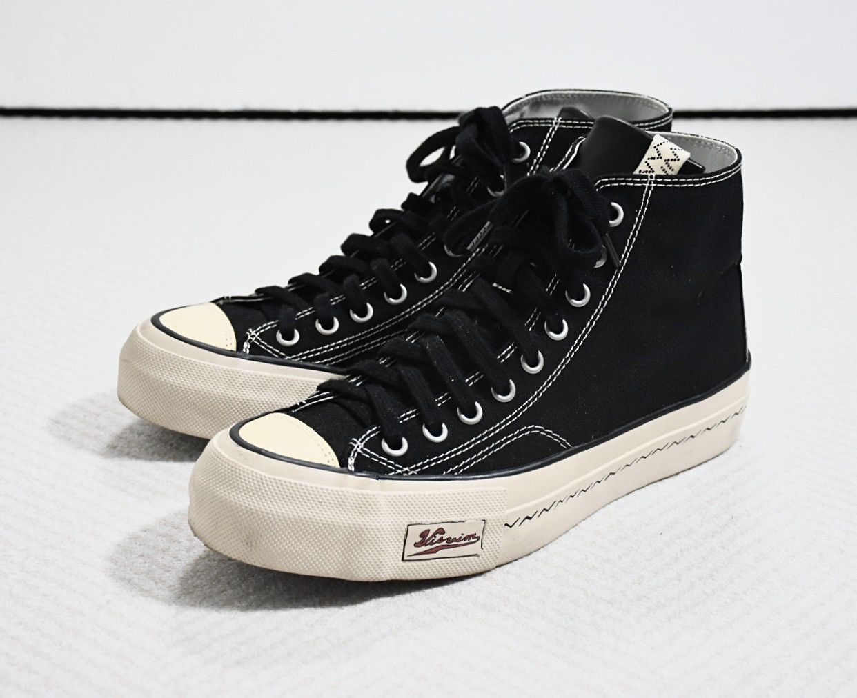 Visvim Visvim Skagway Hi Patten Folk US8.5 black | Grailed