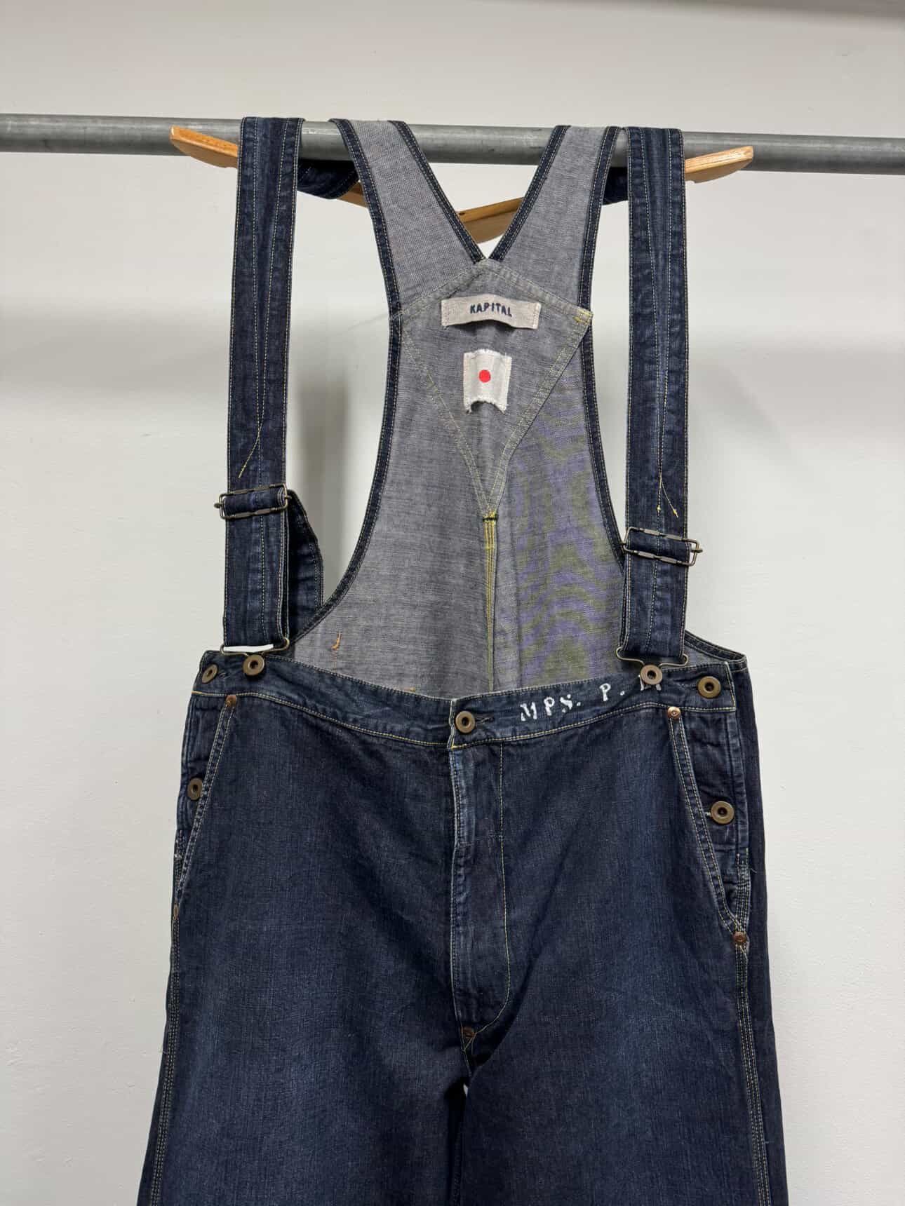 Kapital KAPITAL Japan Denim Overalls Size US 35 - 3 Thumbnail
