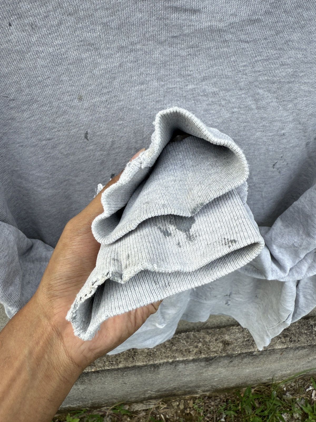 Lemaire × Uniqlo Uniqlo Hoodie Distressed Inspired by If Six Was Nine Size US L / EU 52-54 / 3 - 10 Thumbnail