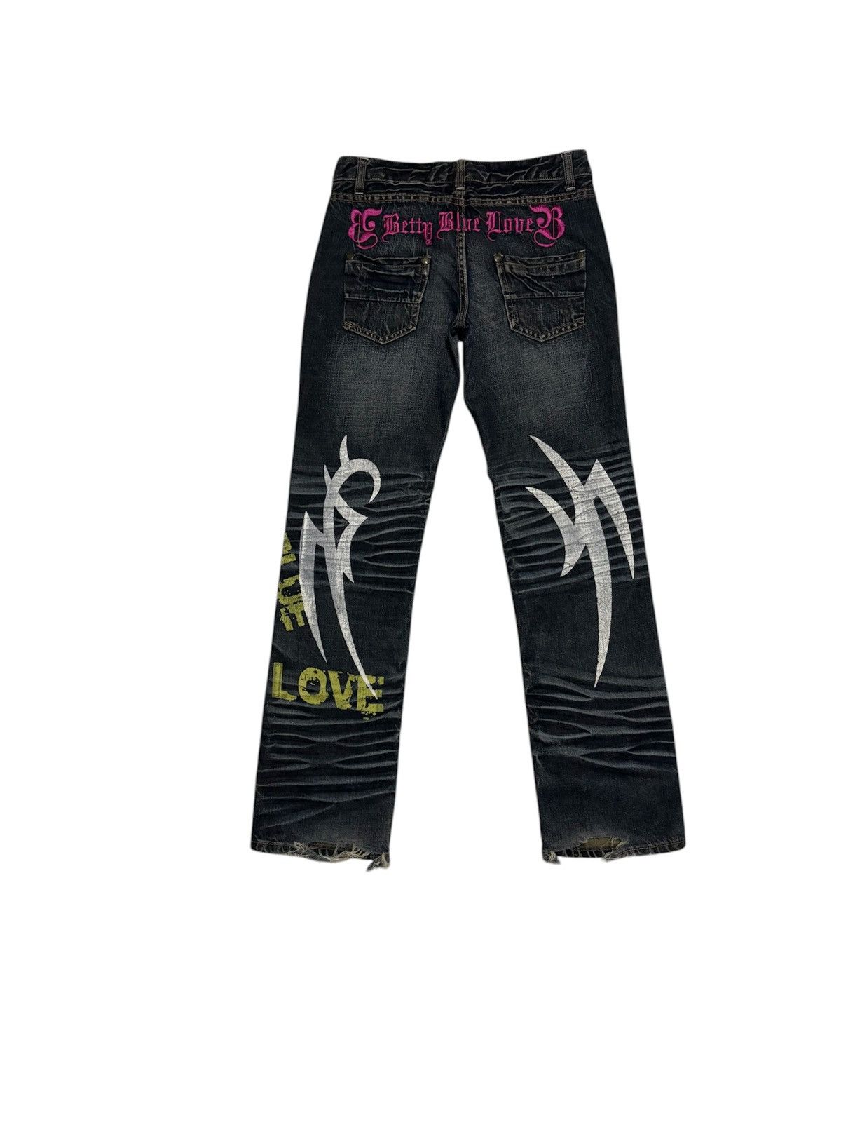 Other Betty Blue Love Streetwear Jeans Distressed Denim Size US 31 - 9 Thumbnail