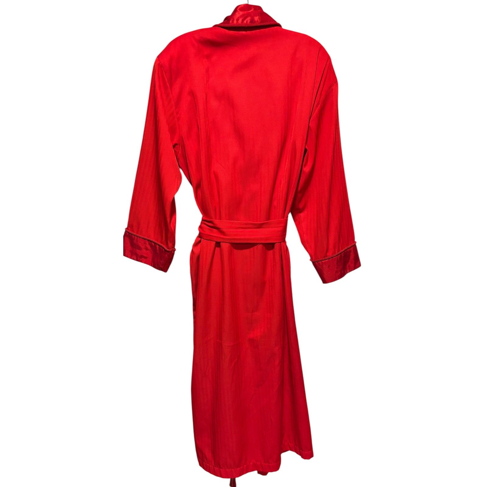 Victoria's Secret Victoria Secret Red Vintage Long Bath Robe Silk Satin XS/S Size ONE SIZE - 2 Thumbnail