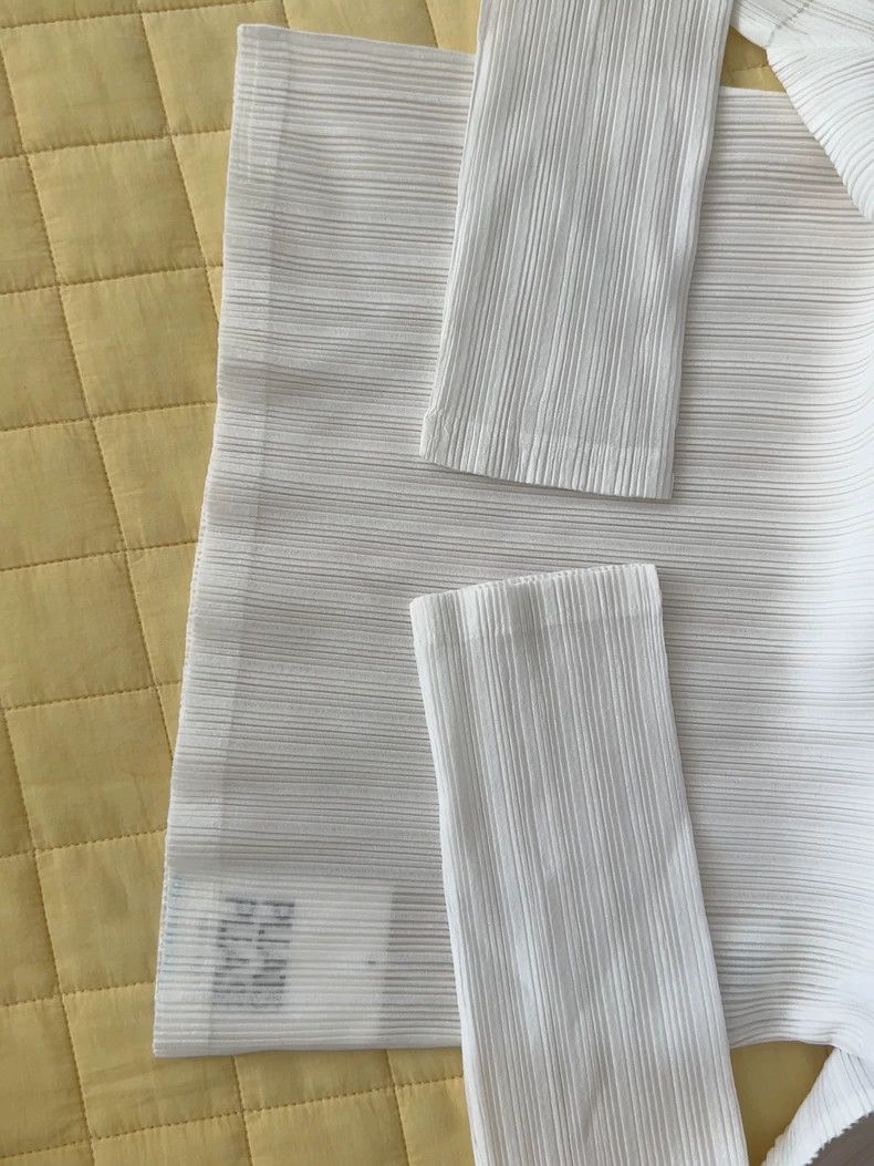 Issey Miyake issey miyake size:3 White high collar and long sleeves 250 Size XXS / US 00 / IT 34 - 6 Thumbnail