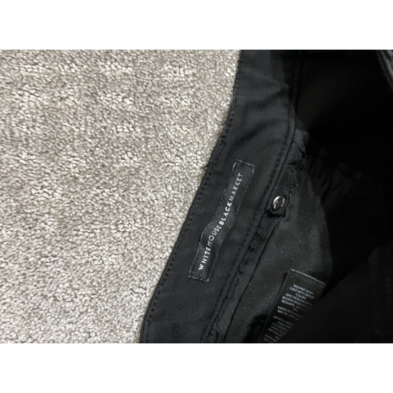 NYDJ VINTAGE Black NYDJ Women's Pants The Skimmer Ankle Zip 8 Size 30" / US 8 / IT 44 - 6 Thumbnail