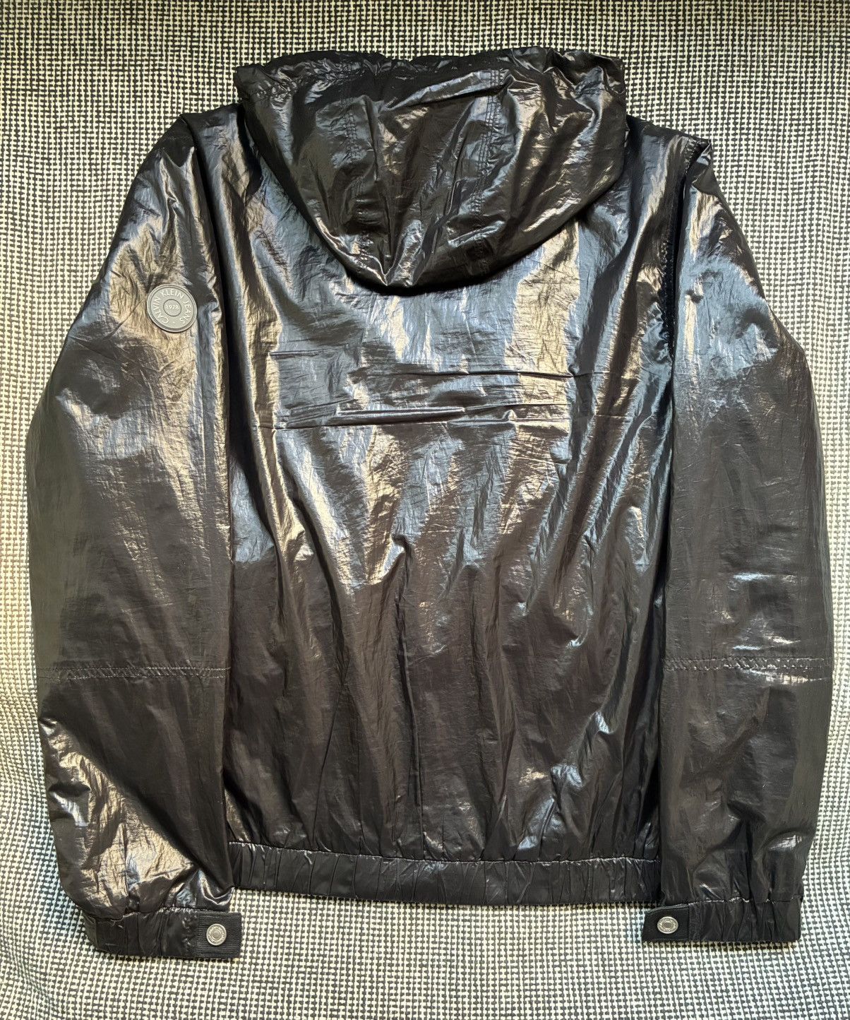 Calvin Klein Calvin Klein Black Windbreaker Jacket Size US L / EU 52-54 / 3 - 4 Thumbnail