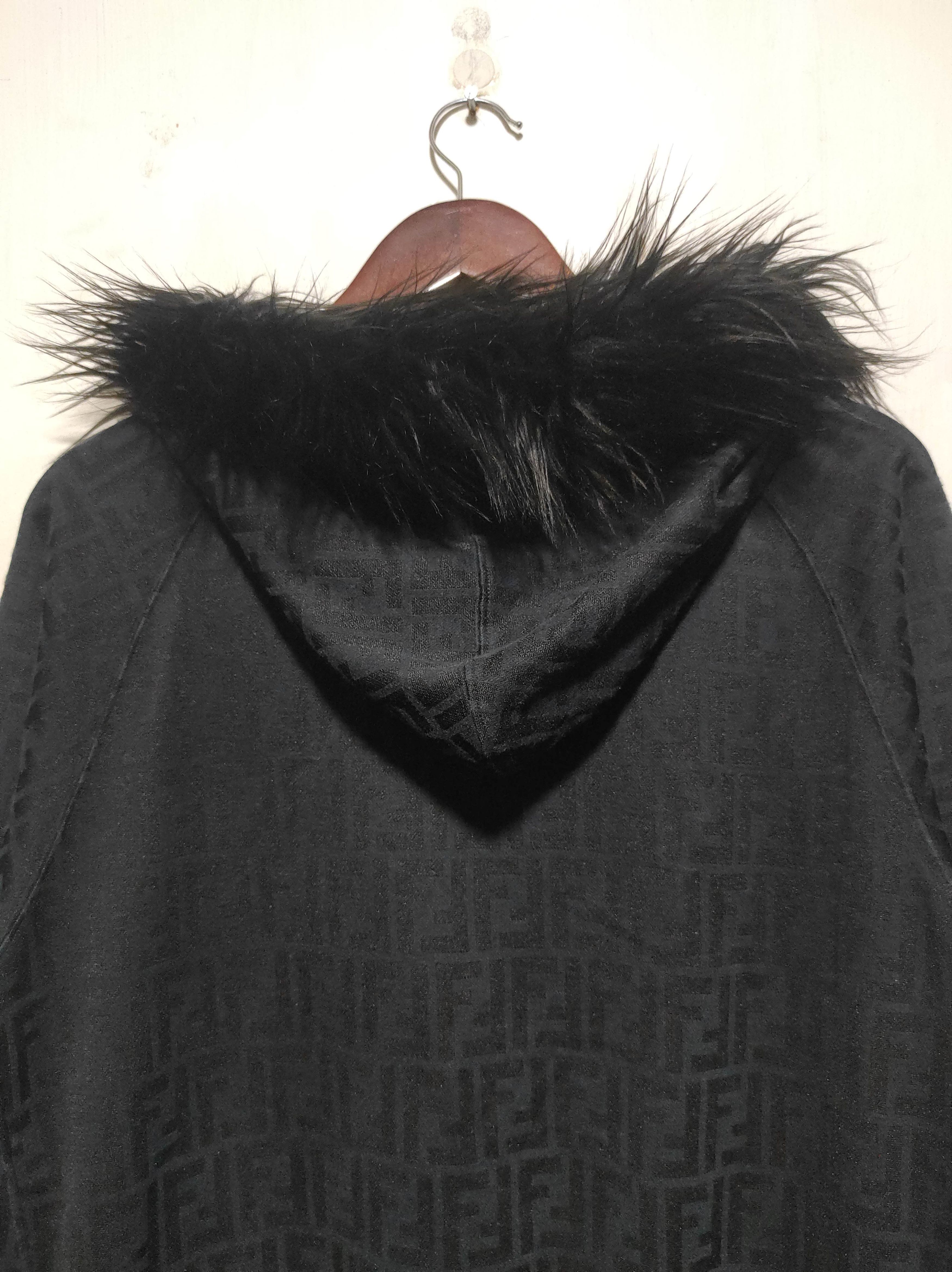Japanese Brand Black Monogram zip fur hoodie ifsix LGB style Size US M / EU 48-50 / 2 - 12 Thumbnail