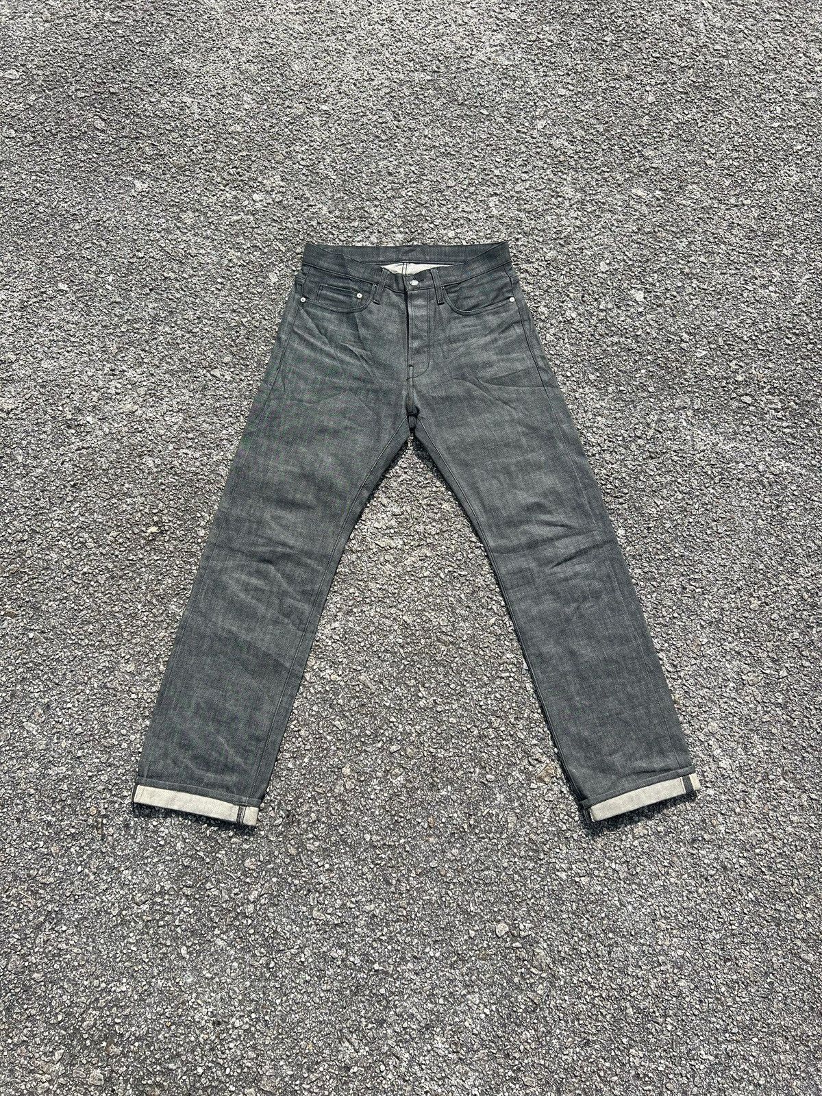 Helmut Lang Helmut Lang New York Selvedge Black Washed Denim Pants W30 Size US 30 / EU 46 - 1 Thumbnail