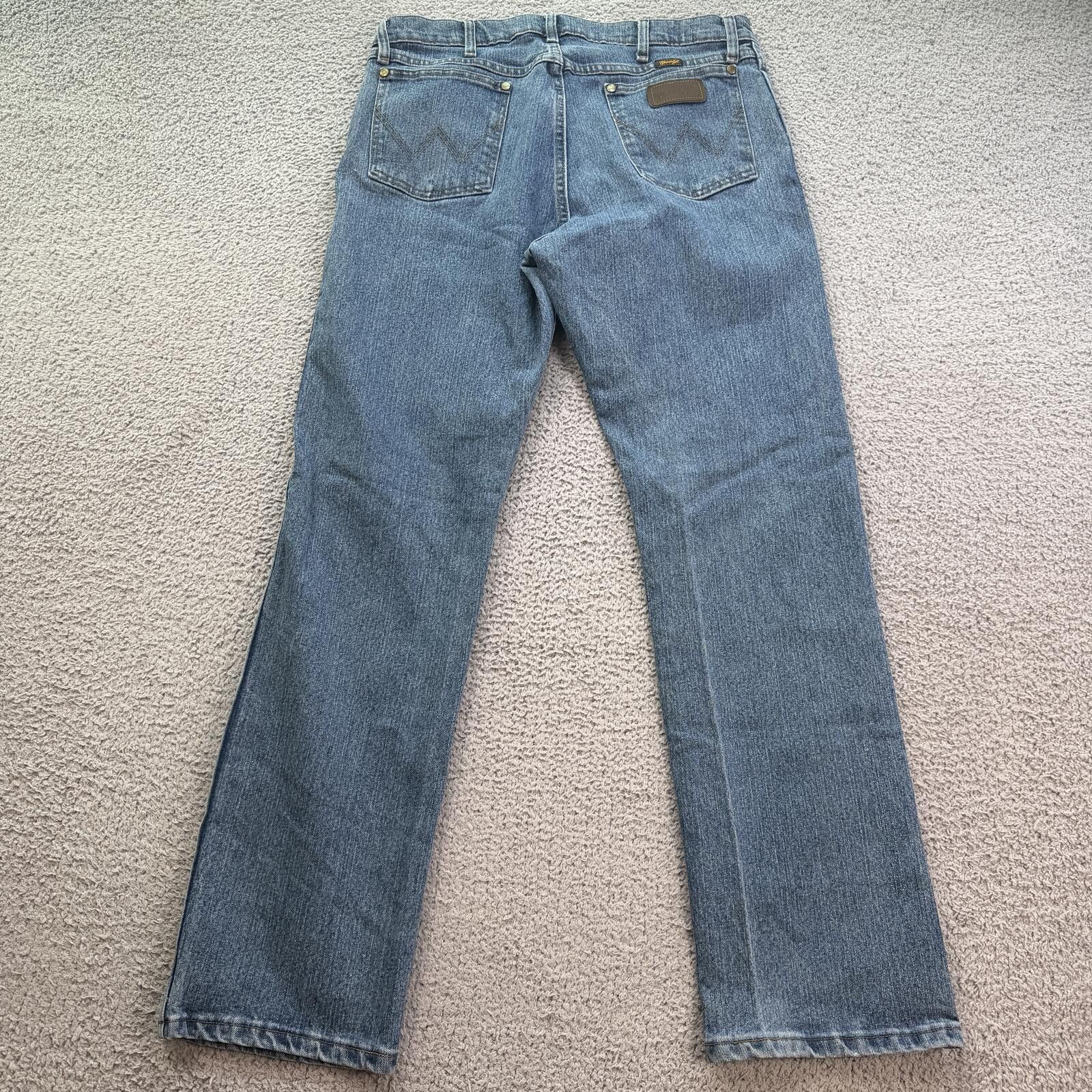 Wrangler Y2K Wrangler 47MWZ Advanced Comfort Jeans 36x30 Straight Size US 36 / EU 52 - 2 Thumbnail