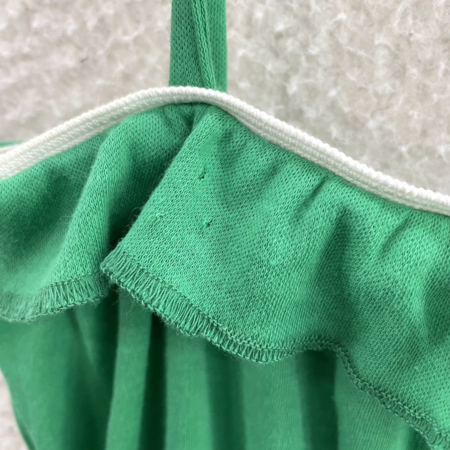 Vintage VINTAGE Y2K Camisole Tank Top M Green Boho Fairy Grunge Whimsigoth Topic Knits Shirt Mens Womens Size M / US 6-8 / IT 42-44 - 6 Thumbnail