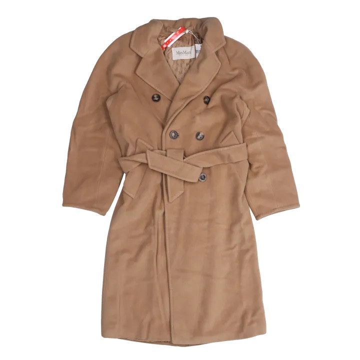 Max Mara Maxmara Stylish Brown Double-Breasted Coat 0079 Size US M / EU 48-50 / 2 - 1 Thumbnail