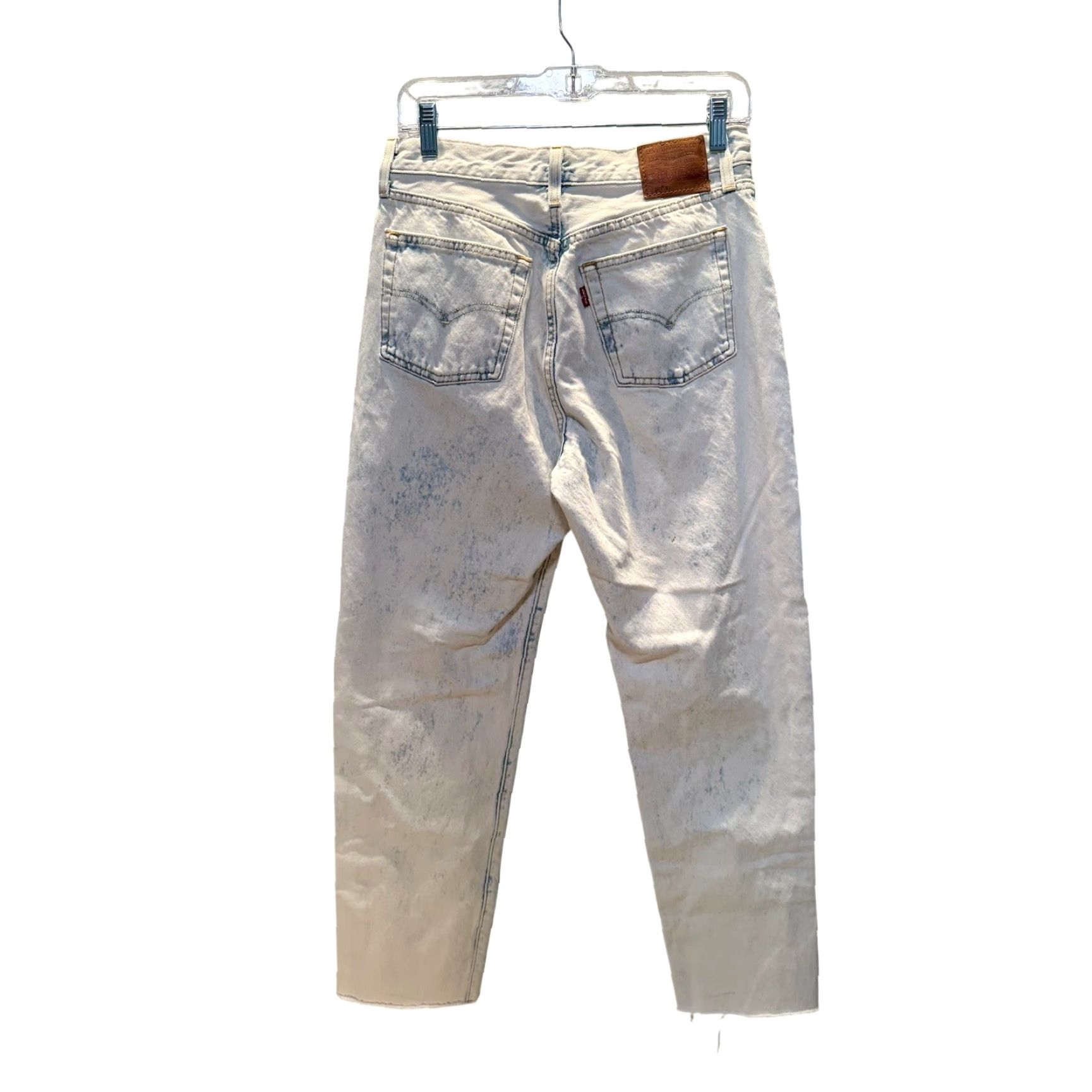 Levi's VINTAGE Levi's 501 '81 Jeans Womens 29x28 Blue Acid Wash Button Fly Denim Premium Size 29" - 2 Thumbnail
