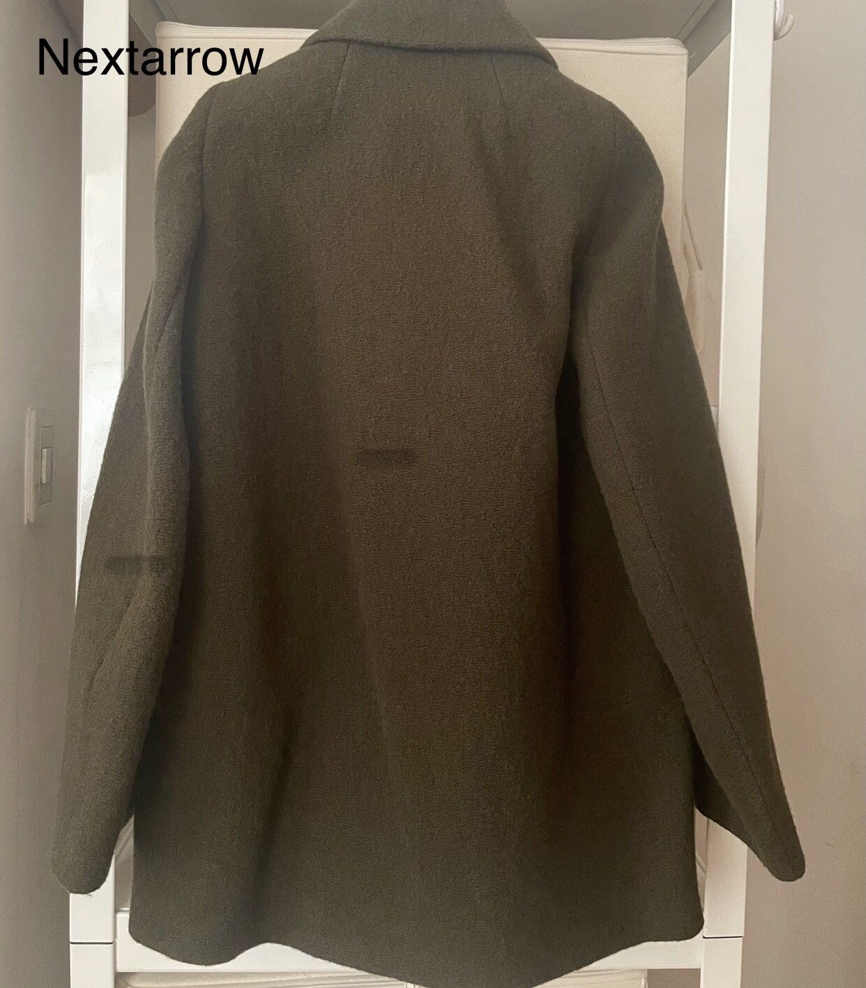 Dries Van Noten Dries van noten Olive green double-breasted woolen jacket Size US S / EU 44-46 / 1 - 2 Thumbnail