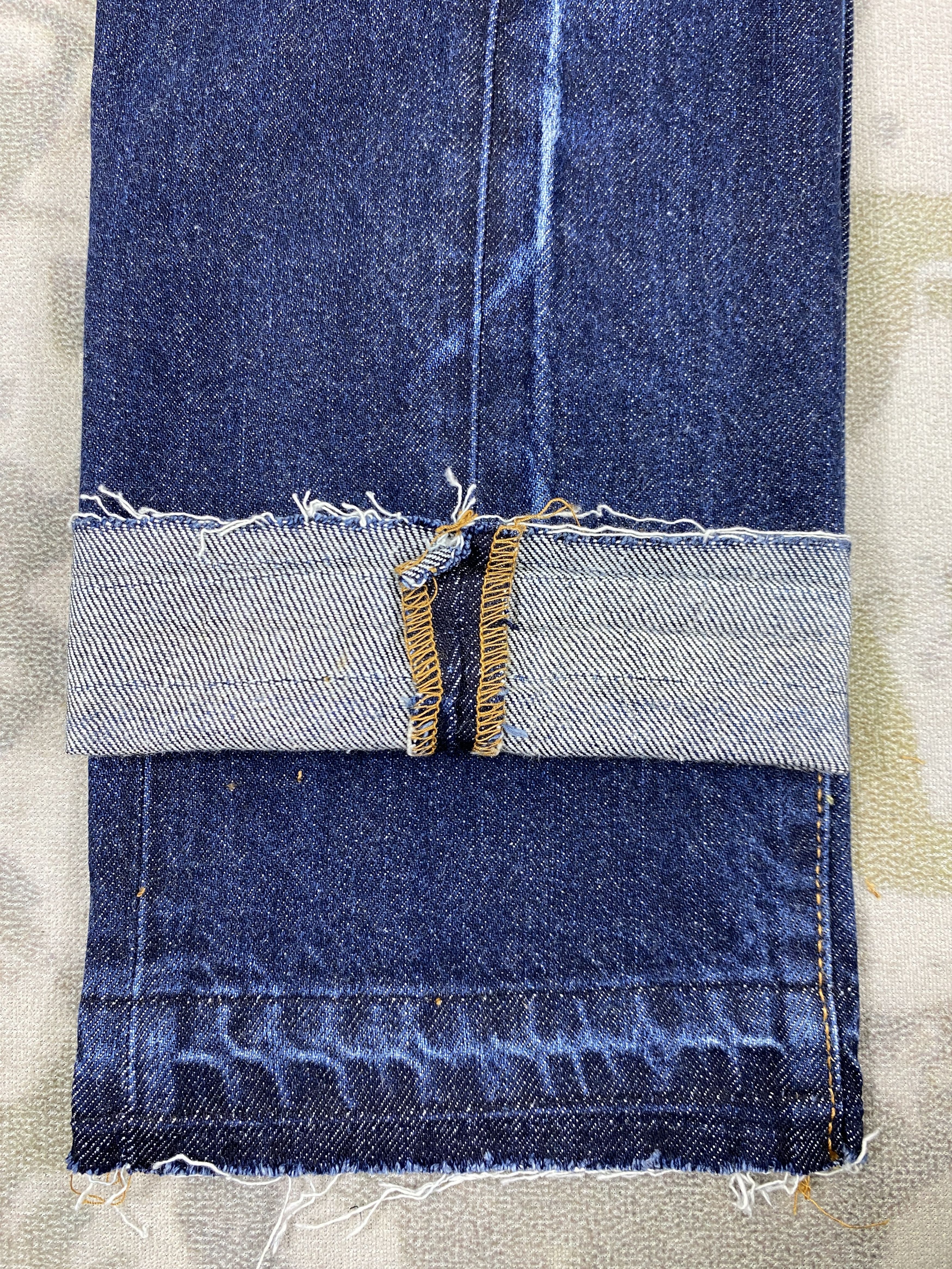 Japanese Brand Blue Vintage Global Work Jeans 34x31 Denim- JN3757 Size US 34 / EU 50 - 12 Thumbnail