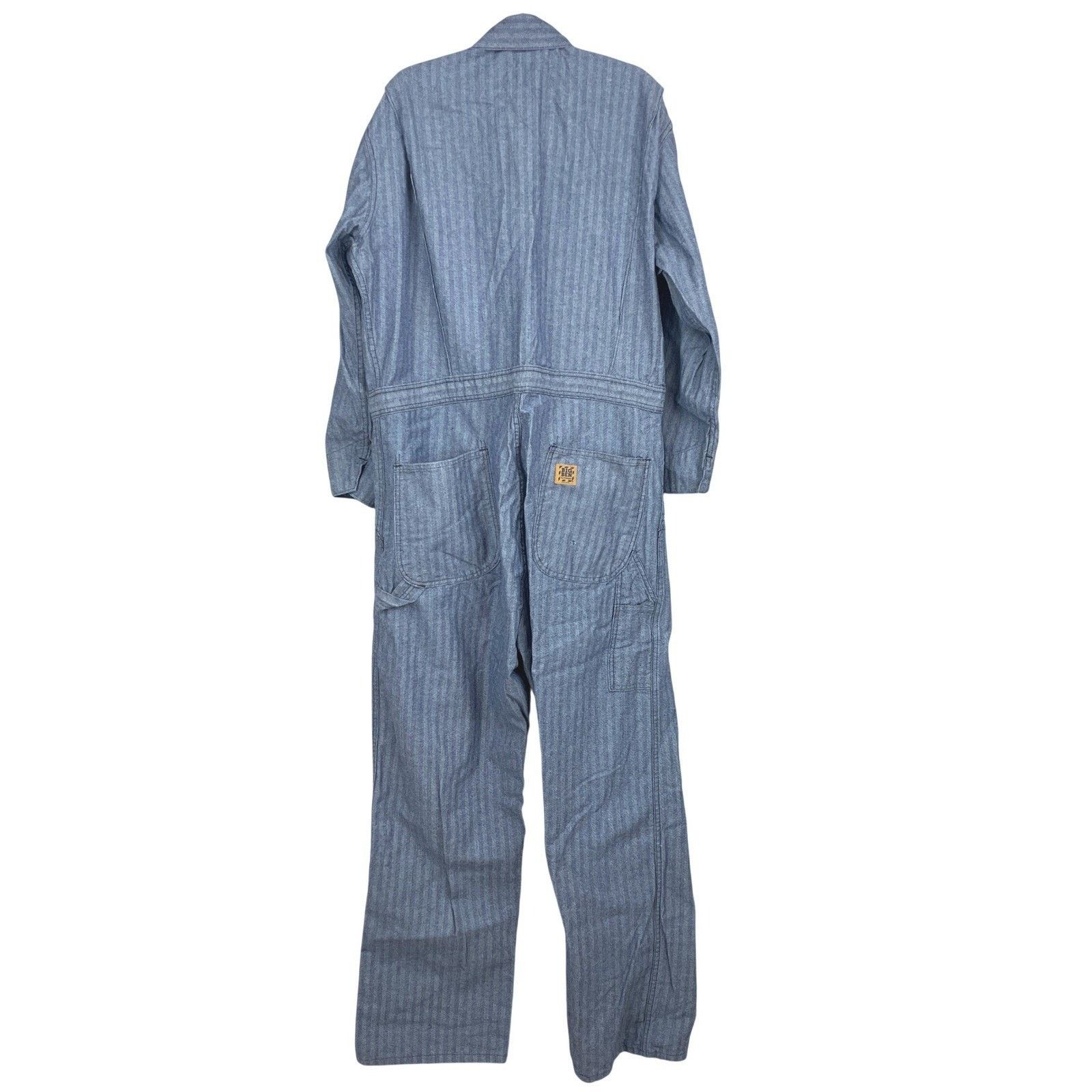 Vintage Mens BIG BEN Coveralls (48R) Herringbone Cotton Utility Size US 44 / EU 60 - 3 Thumbnail