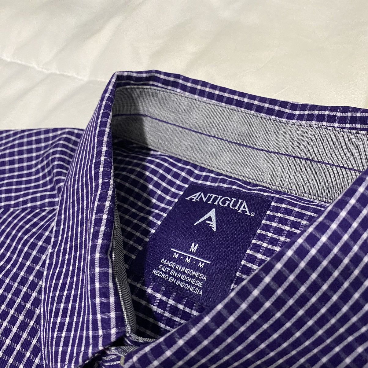 Vintage Purple TCU Striped Button Up Shirt Size US M / EU 48-50 / 2 - 5 Thumbnail