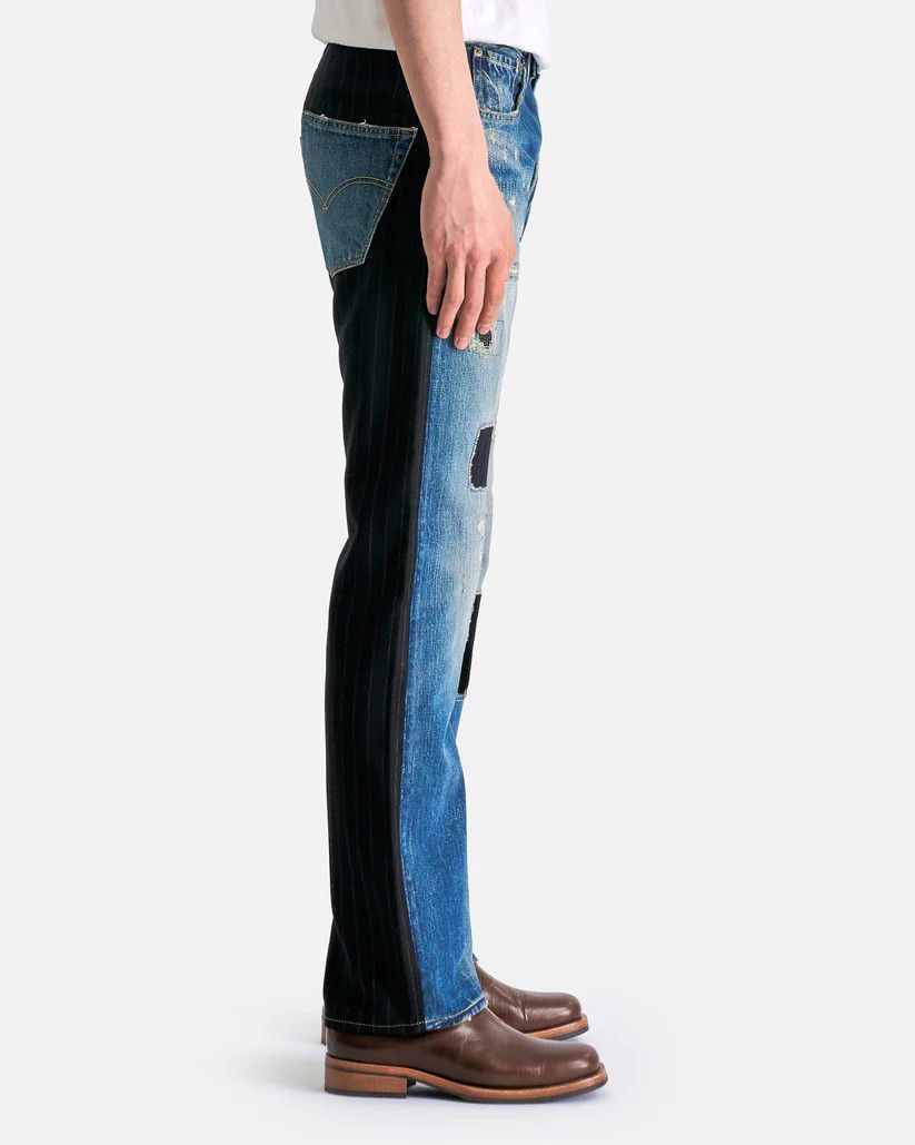 Junya Watanabe o1s1v1r1oon0925 Patchwork Denim in Black Size US 32 / EU 48 - 2 Thumbnail