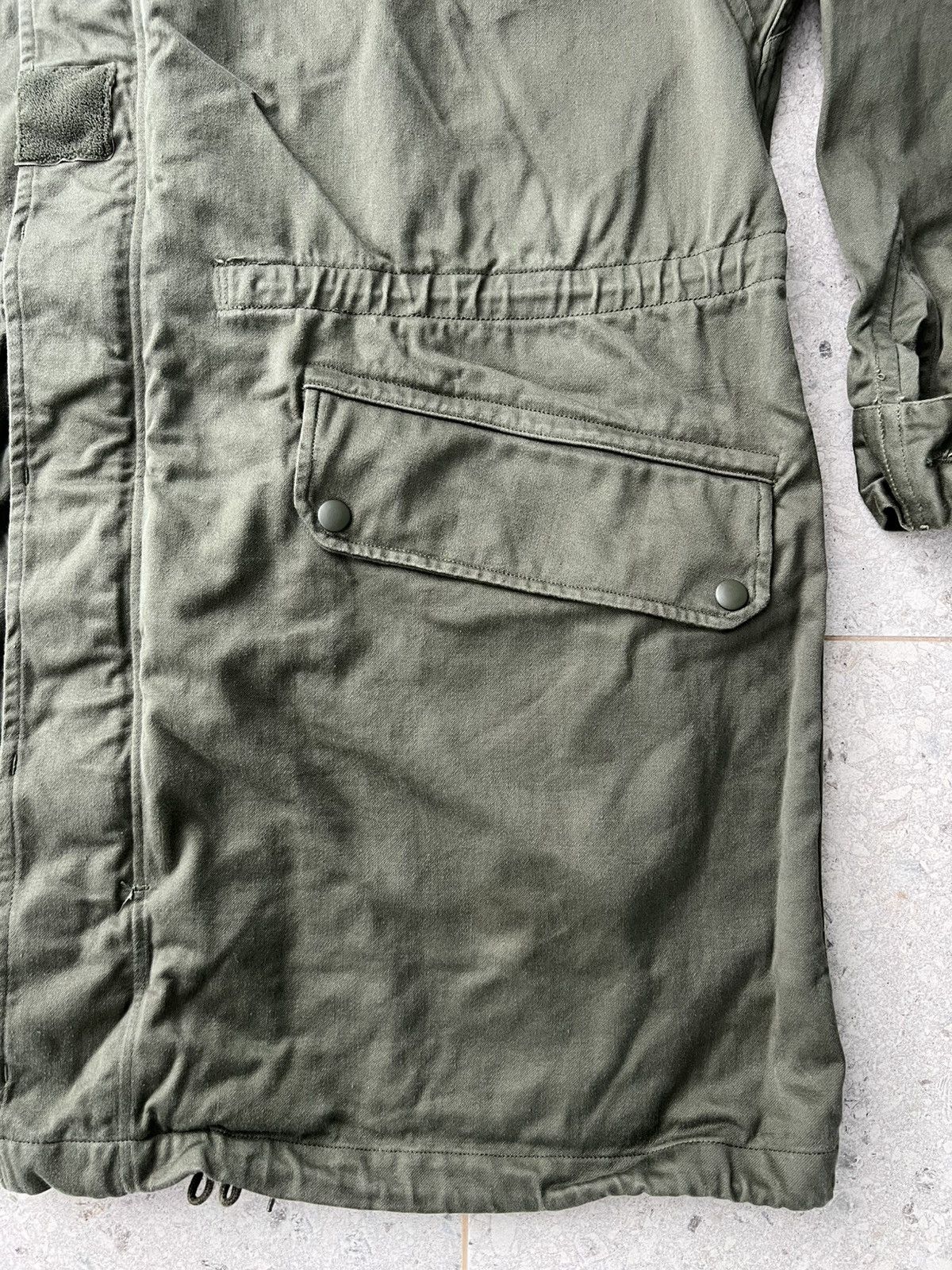 Vintage Vintage 70s French Army Green Military Parka Jacket Size US XXL / EU 58 / 5 - 6 Thumbnail