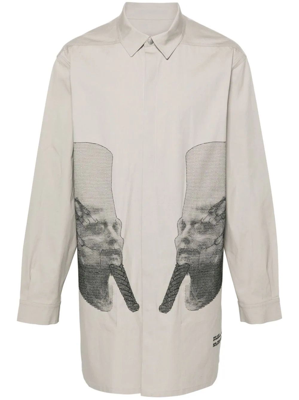o1s1v1n0724 Outer Shirts in Grey
