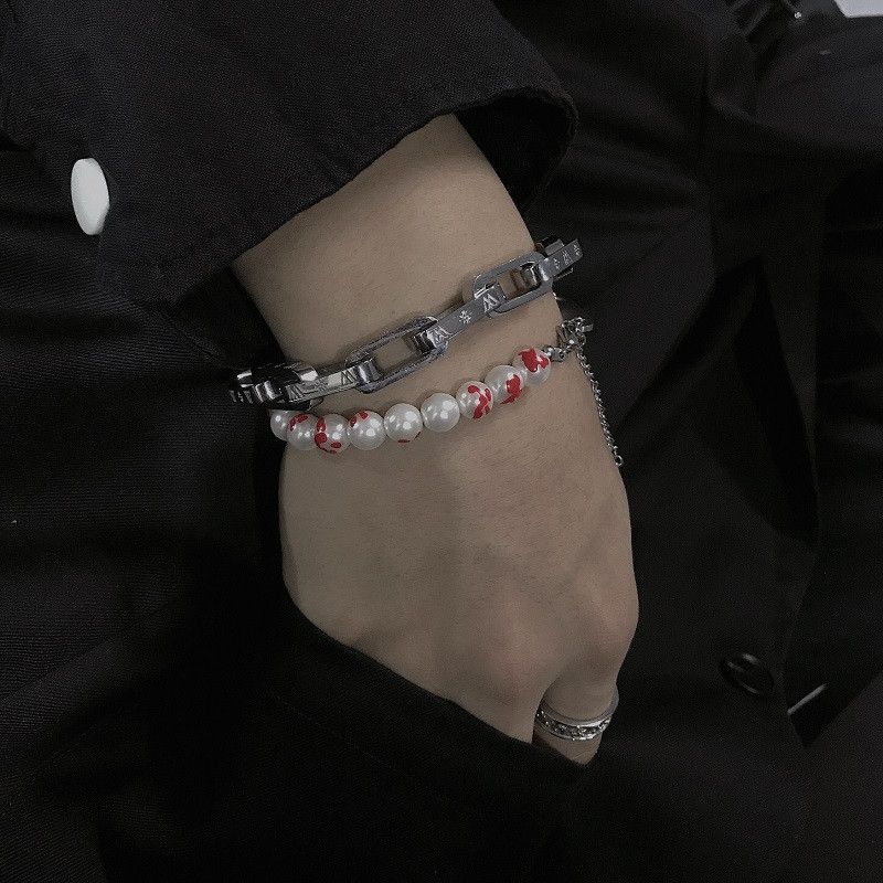 Jewelry Rare Bracelet Y2K Punk Chain Gotch Bracelets Chains Size ONE SIZE - 1 Thumbnail