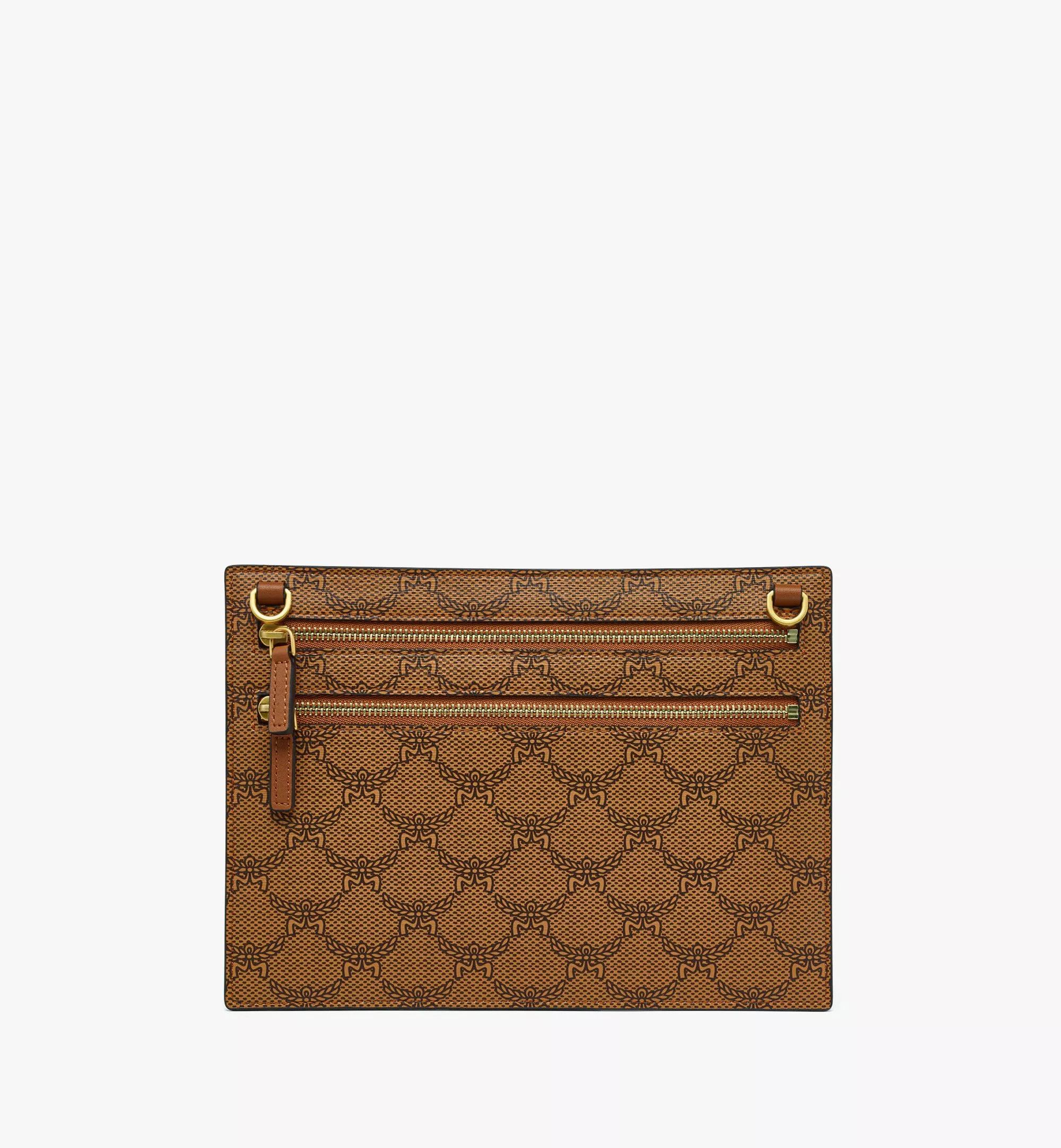 MCM o1mt1gz1224 Size: OS / Unisex Small Pouch in Brown Size ONE SIZE - 4 Thumbnail